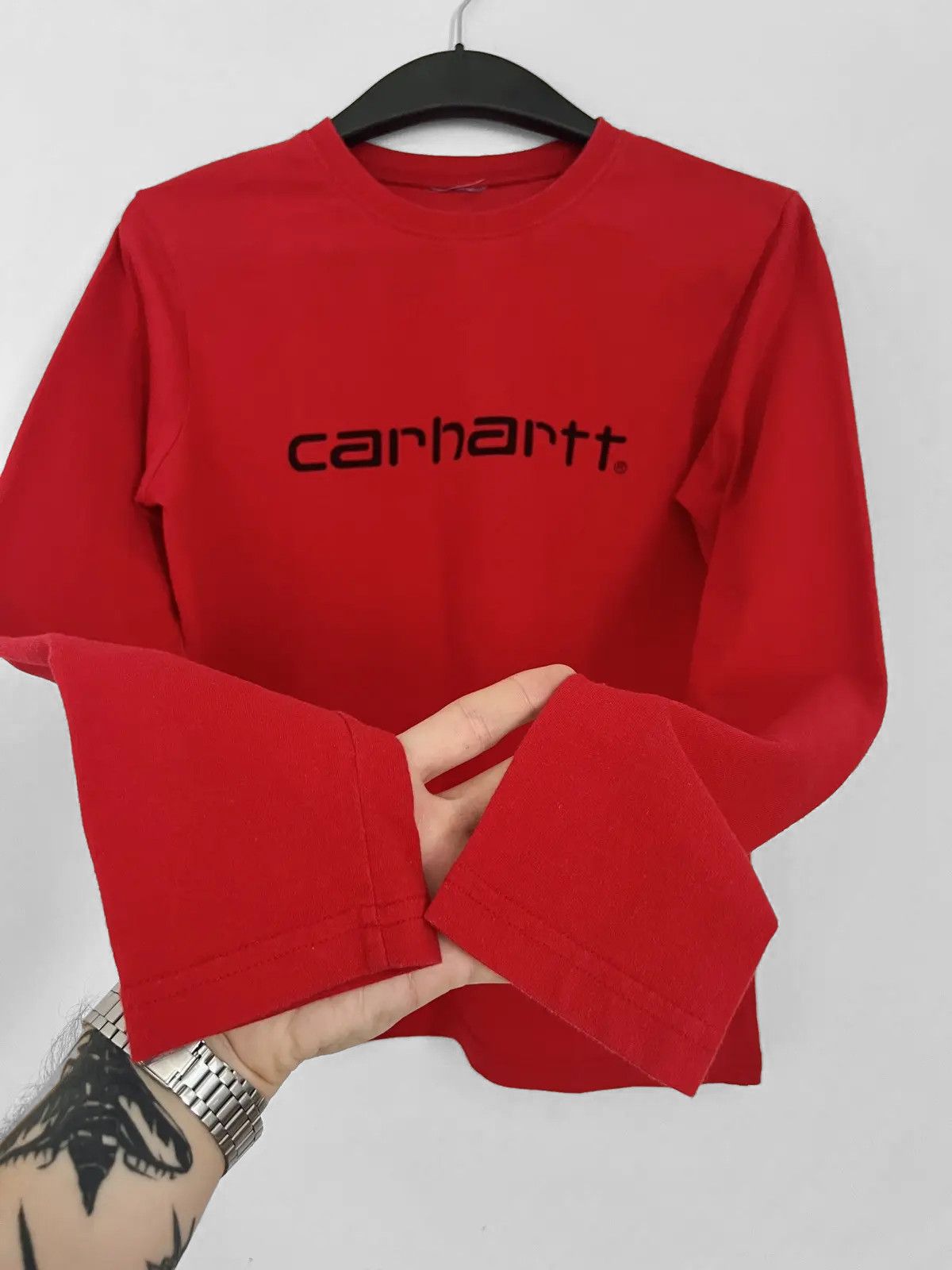 Carhartt Carhartt long sleeve vintage big logo y2k Size S / US 4 / IT 40 - 2 Thumbnail