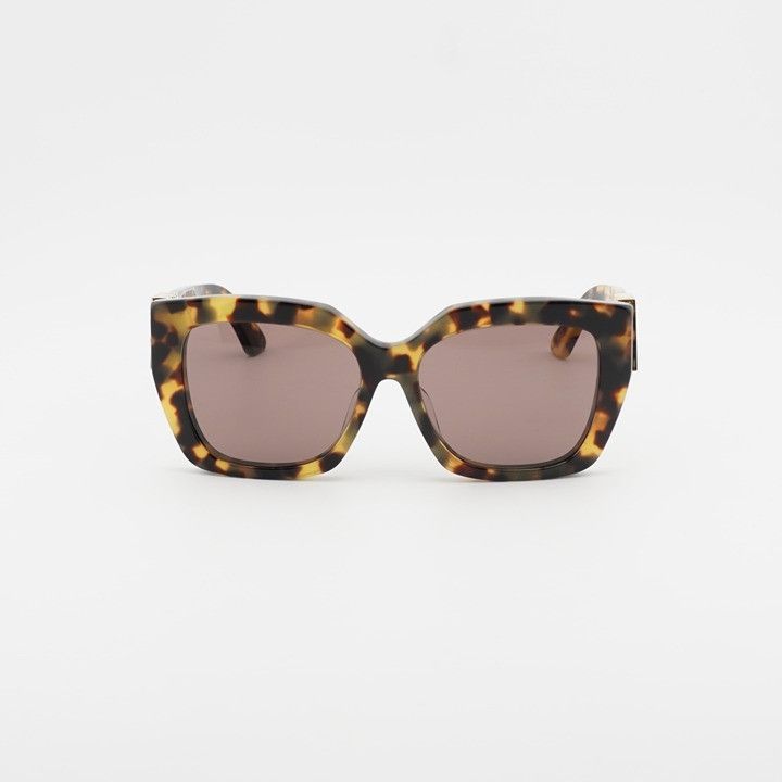 Dior Dior MISSDIOR S2F 26D0 Sunglasses Havana Square Frame Size ONE SIZE - 6 Thumbnail