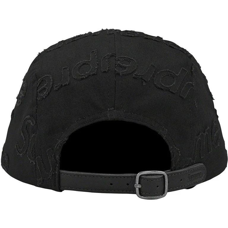 Supreme Supreme Lasered Twill Camp Cap 'Black' Size ONE SIZE - 2 Thumbnail