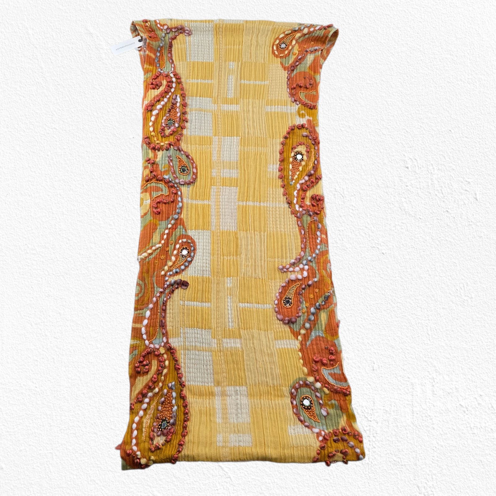Anthropologie Anthropologie Embellished Paisley Infinity Scarf (NWT) Size ONE SIZE - 2 Thumbnail