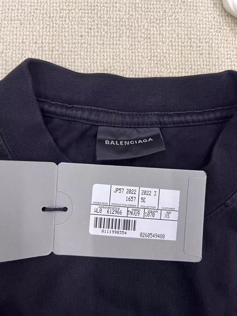 Balenciaga Balenciaga 2B Logo Embroidered Crew Neck Short Sleeve T-Sh Size US XS / EU 42 / 0 - 4 Thumbnail