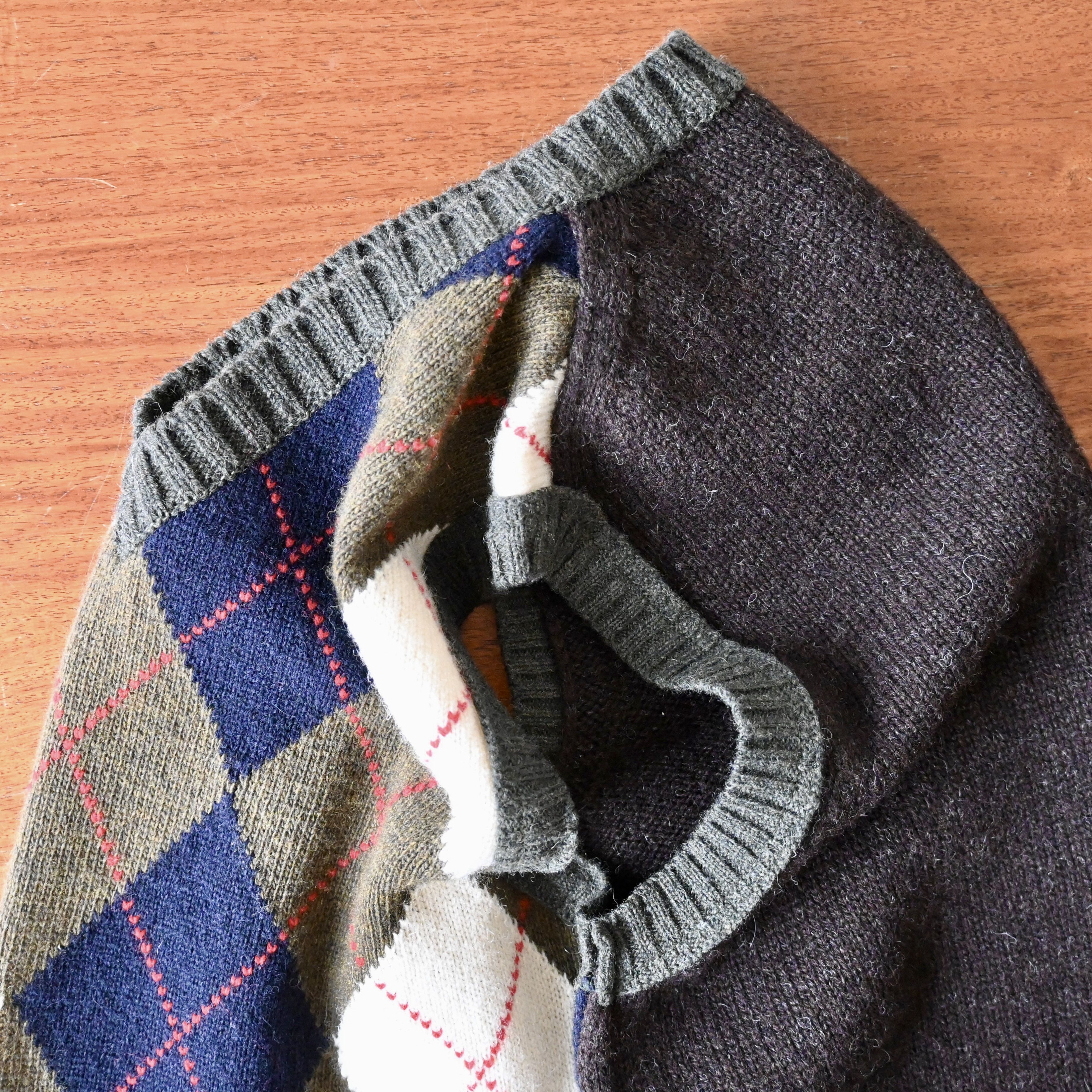 Comme des Garcons Homme AD2007 Comme des Garcons Homme wool docking knit vest Size US M / EU 48-50 / 2 - 9 Thumbnail