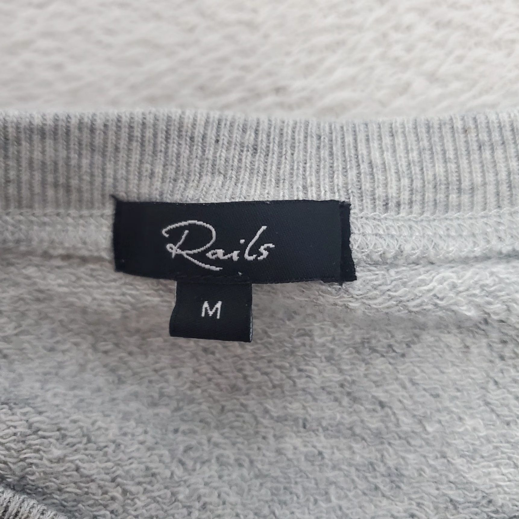 Rails Rails Sweatshirt Women M Gray Jaguar Print Crew Neck Casual Pullover Animal Print Size M / US 6-8 / IT 42-44 - 3 Thumbnail