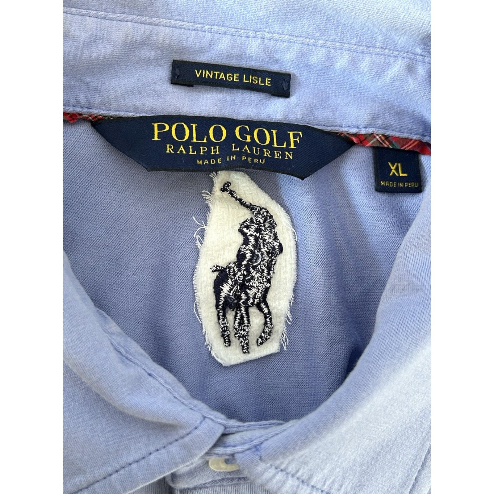 Polo Ralph Lauren VINTAGE Polo Golf Ralph Lauren Golf Shirt Mens XL Purple Size US XL / EU 56 / 4 - 5 Thumbnail