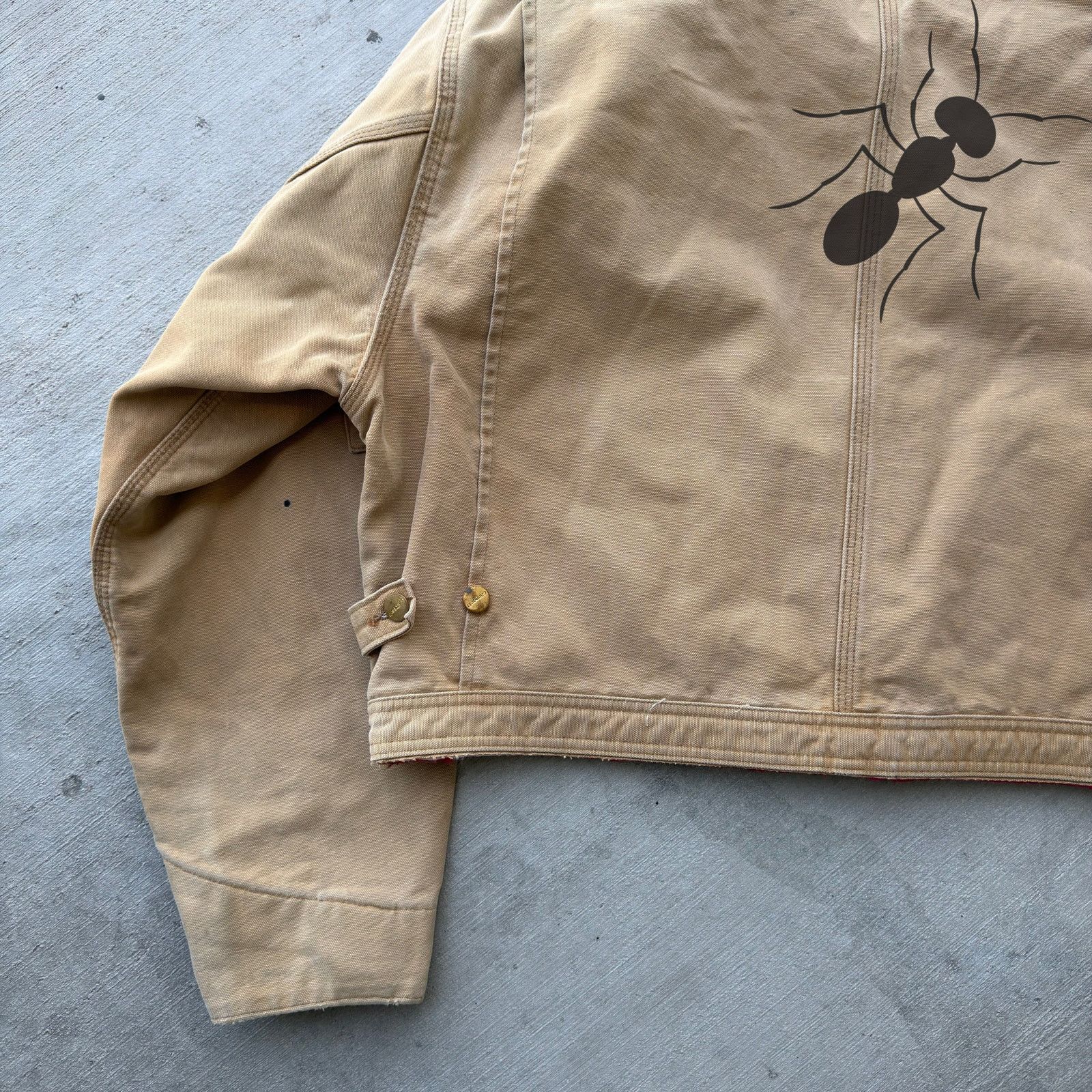 Carhartt × Vintage Carhartt brown cropped Detroit style work wear jacket Size US L / EU 52-54 / 3 - 7 Thumbnail