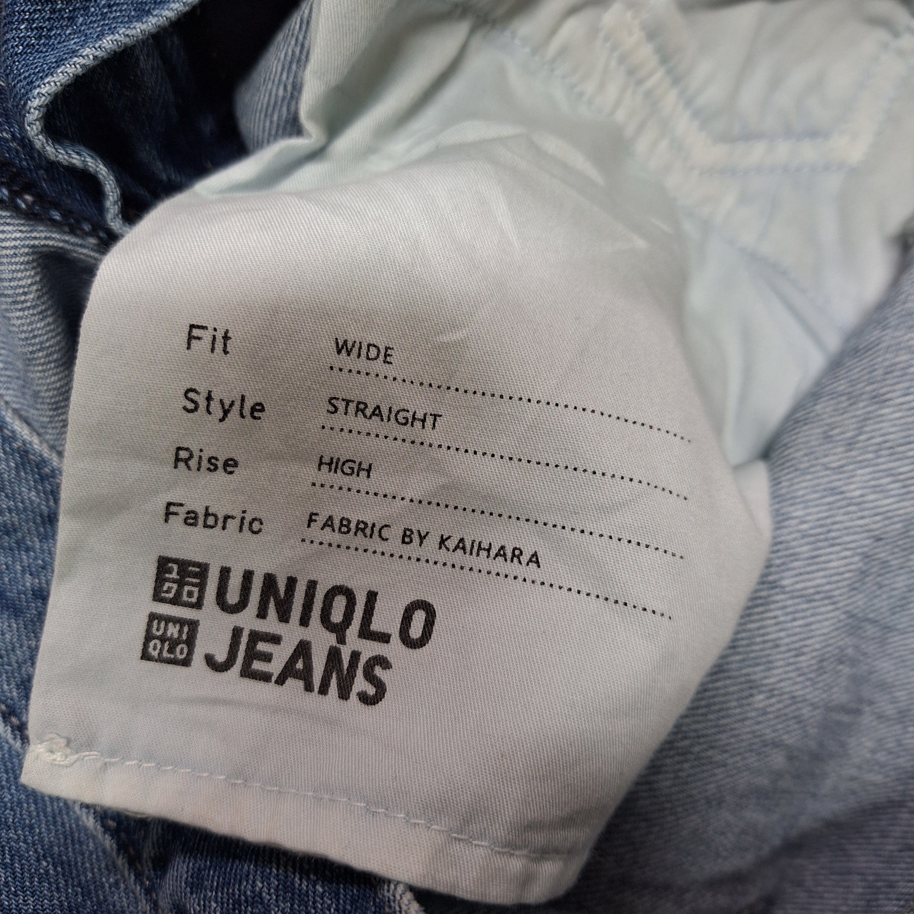 Uniqlo Uniqlo Wide/Baggy Jeans Size US 31 - 6 Thumbnail