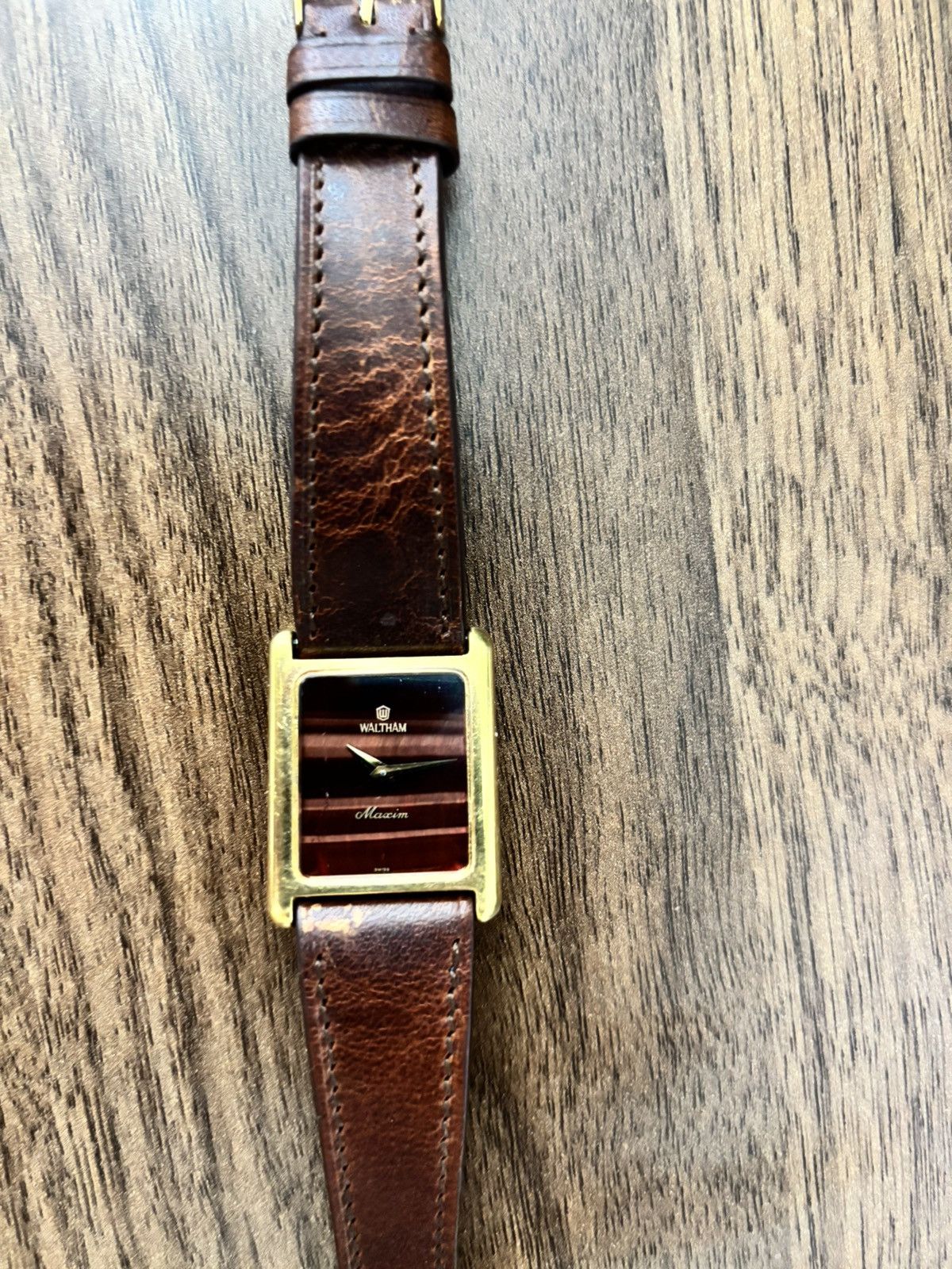 Orient Waltham Maxim swiss made tiger eye stone dial Size ONE SIZE - 3 Thumbnail