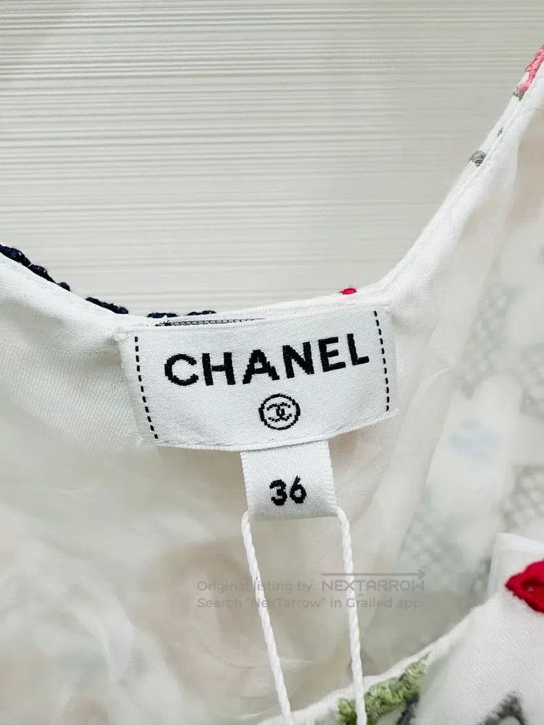 Chanel Chanel 24p flower full logo vest Size XS / US 0-2 / IT 36-38 - 2 Thumbnail