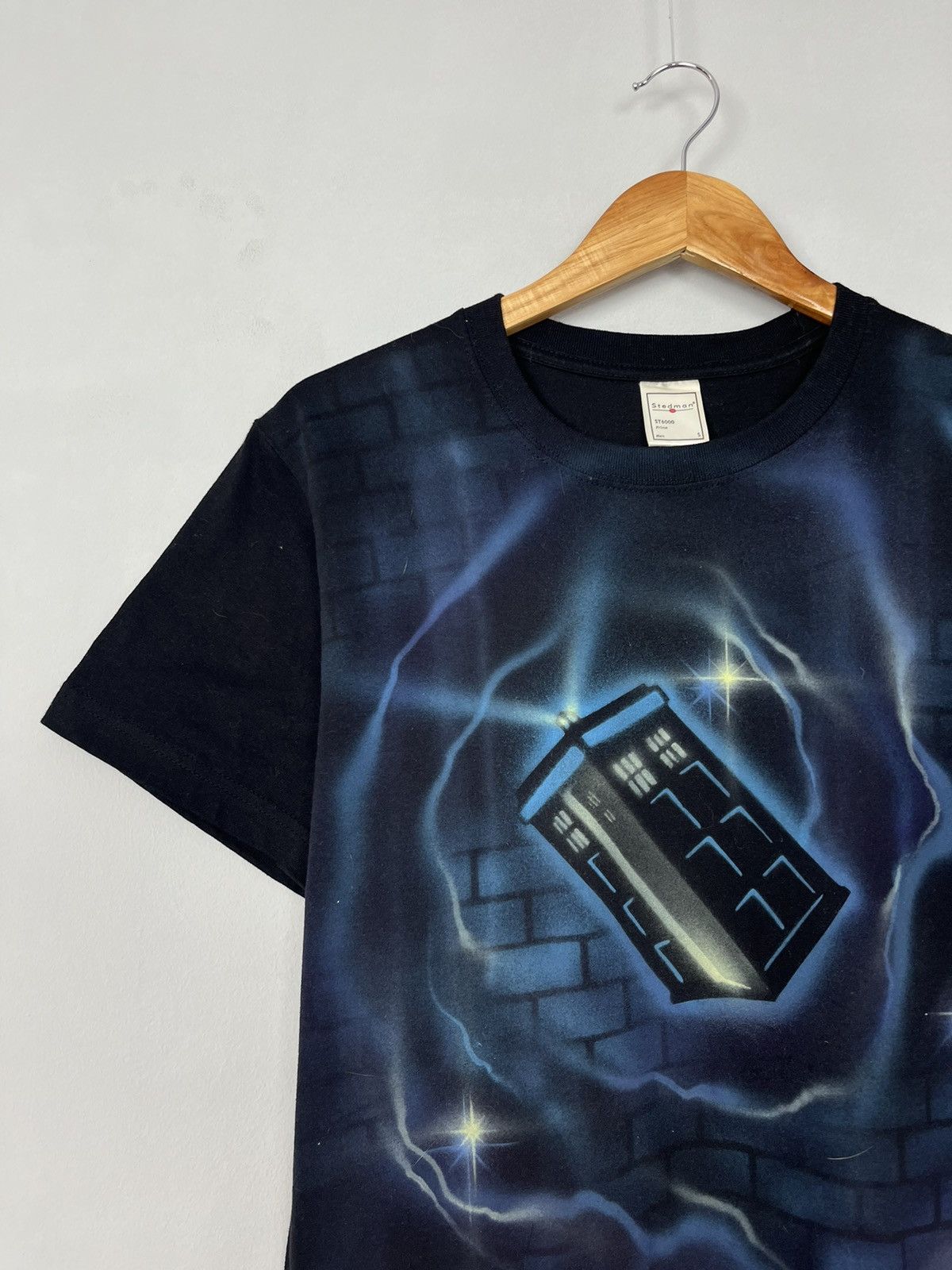 Vintage Dr Who Stedman Vintage 2000s Y2K Full Print Cotton Tee Shirt Size US S / EU 44-46 / 1 - 2 Thumbnail