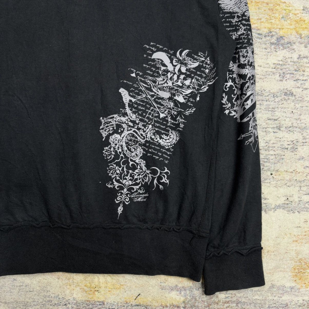 Tornado Mart Tornado Mart poem tribal art lace up double zip hoodie Size US M / EU 48-50 / 2 - 7 Thumbnail