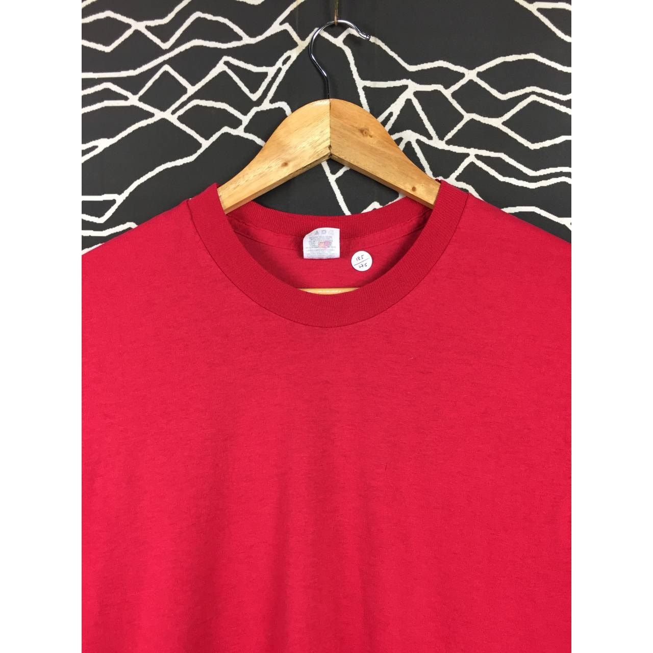 Fruit Of The Loom × Vintage Vtg 90s Fruit Of The Loom 50/50 Golden Blend Plain Blank Tee Size US M / EU 48-50 / 2 - 3 Thumbnail