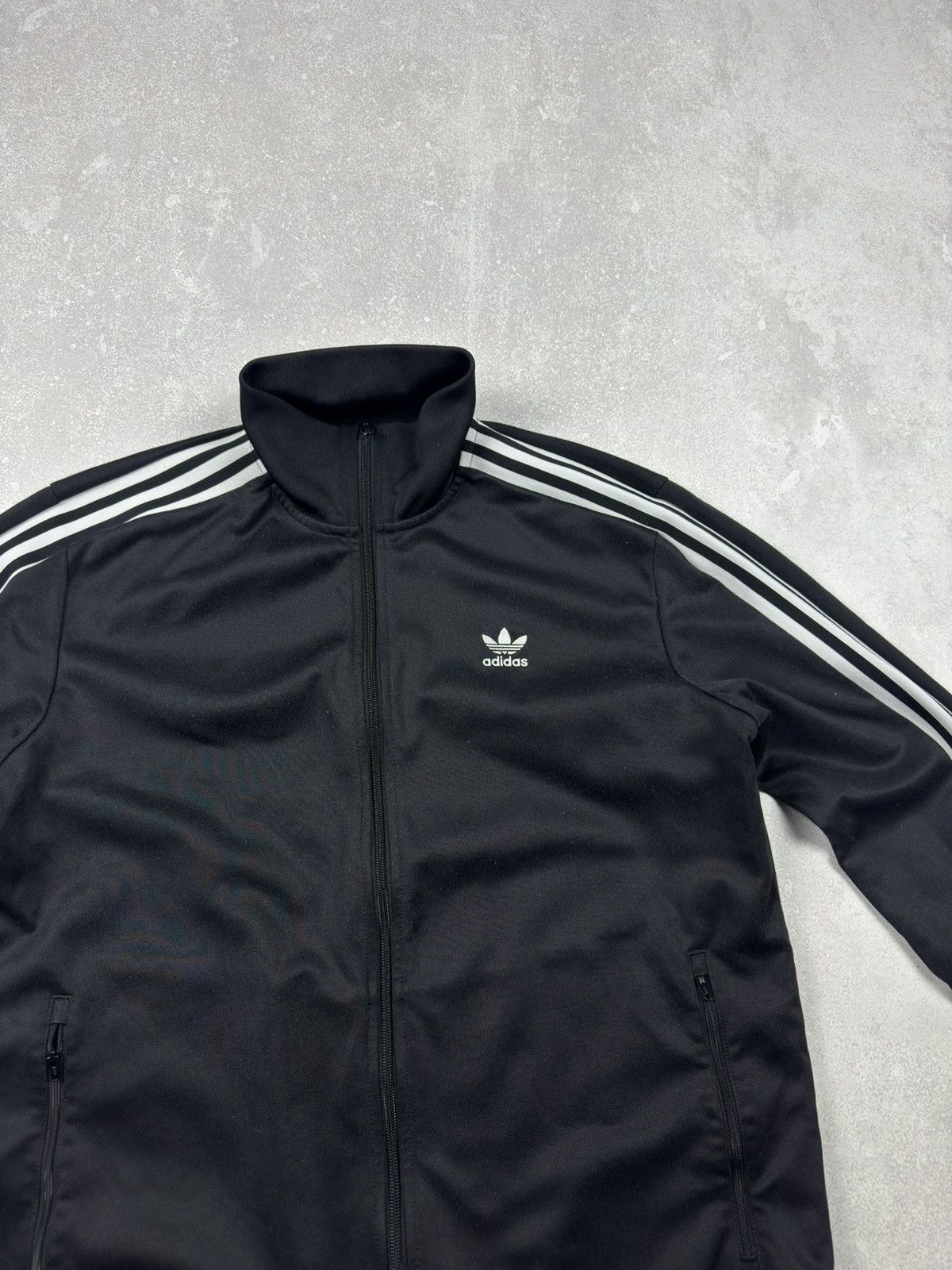 Adidas Adidas Black Classic Olympic Zip Track Top Jacket Y2k Size US L / EU 52-54 / 3 - 8 Thumbnail