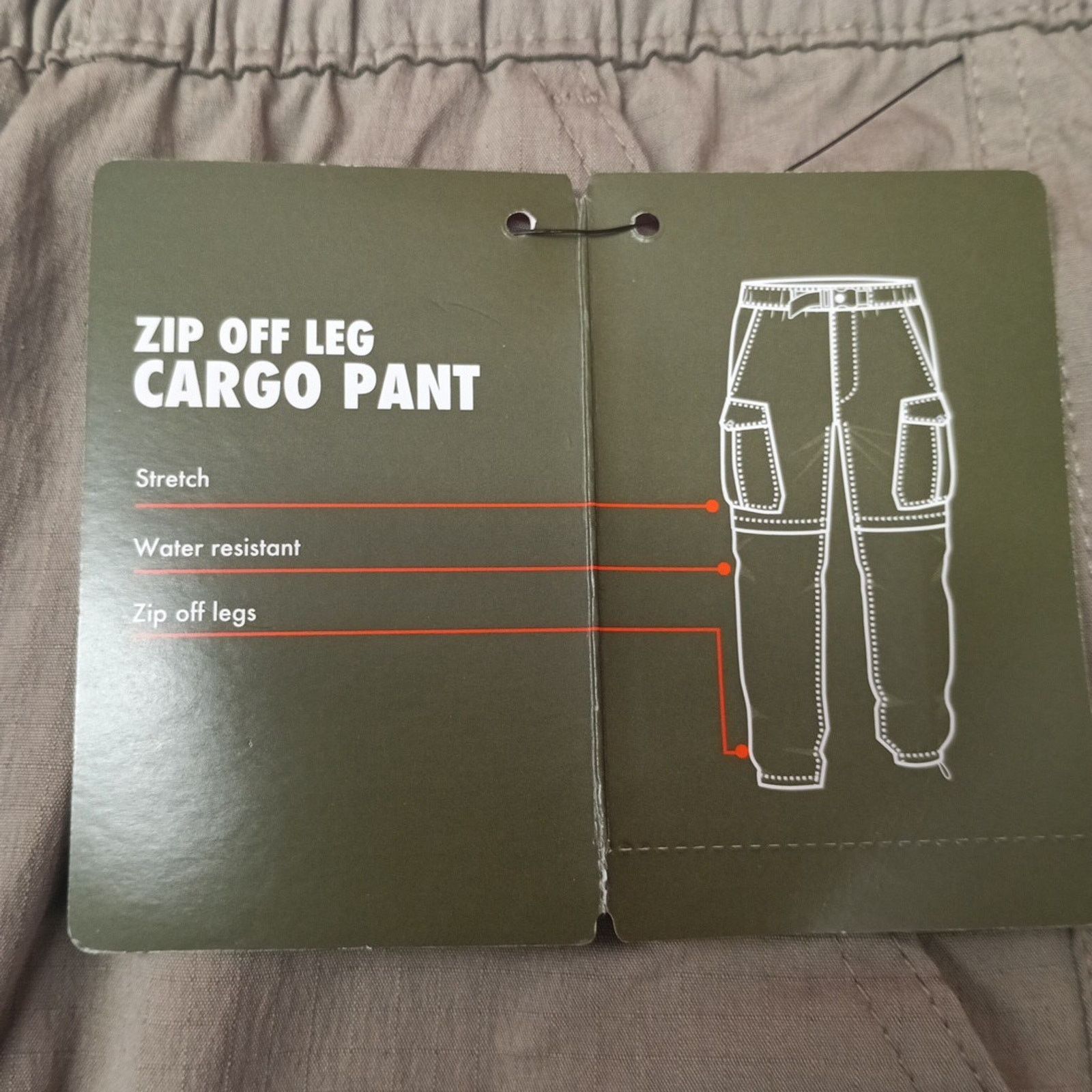 Other Ozark Trail Zip Off Convert Cargo Pants Men Size 36x30 Taupe Size US 36 / EU 52 - 3 Thumbnail