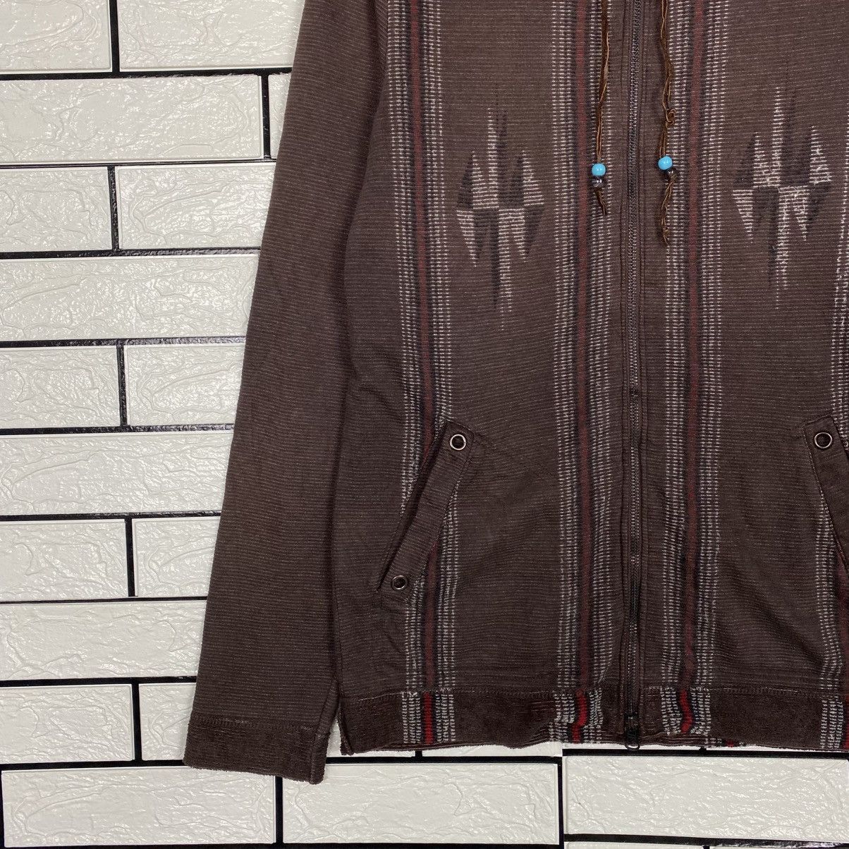 Japanese Brand 📌Herritage Stone Navajo Chimayo Zipper Hoodie Native Design Size US M / EU 48-50 / 2 - 5 Thumbnail
