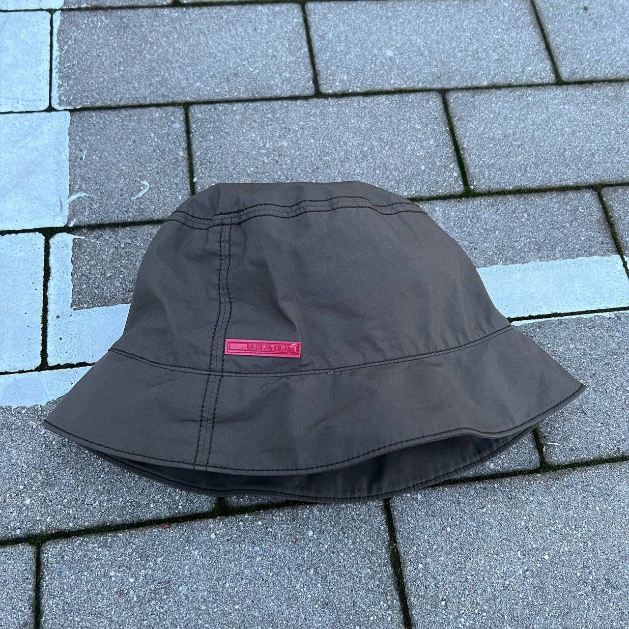 image of Vintage Prada Luna Rossa Panama. in Khaki, Men's (Size 32)