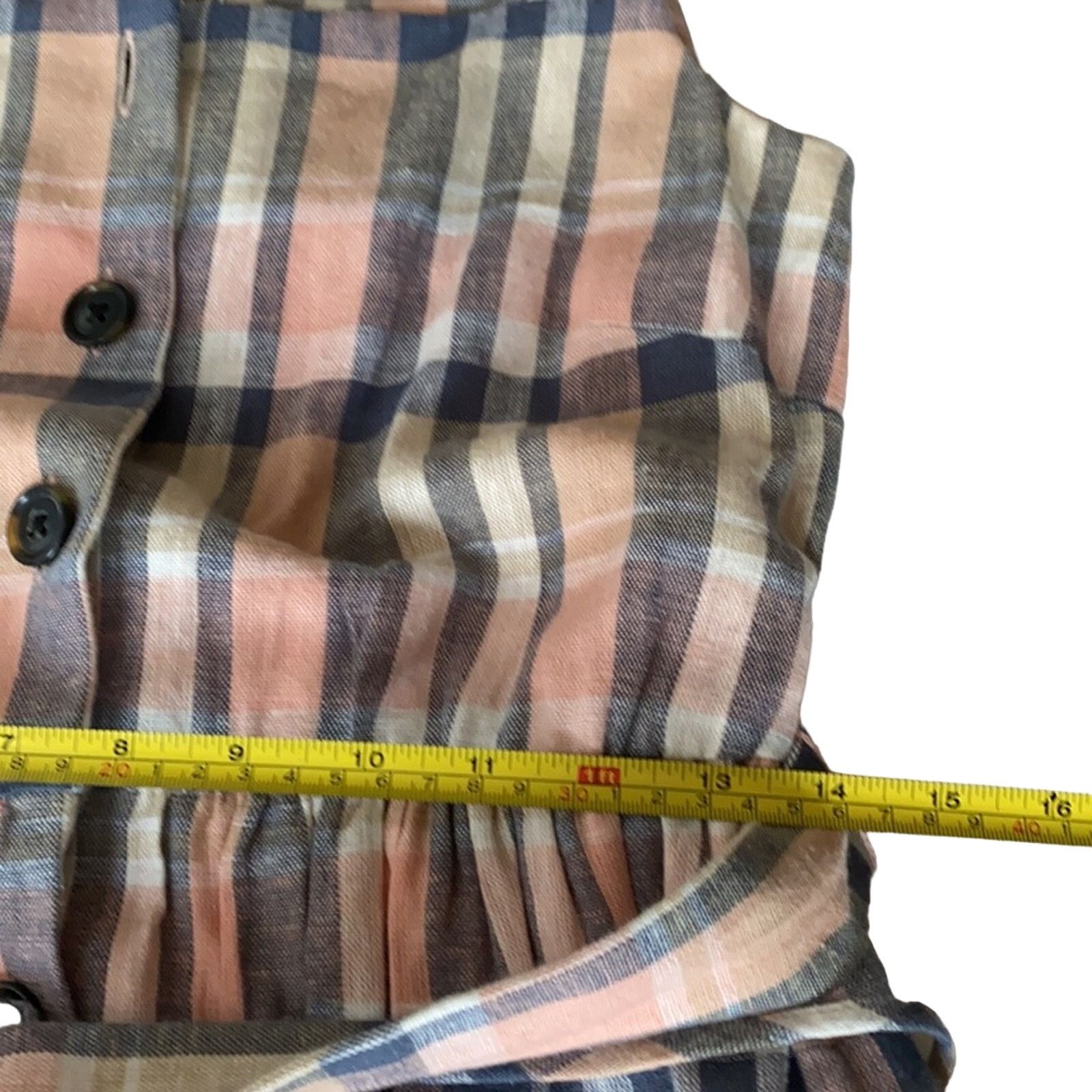 Other GAL MEETS GLAM Peyton Belted Button Up Plaid Dress Size 2 Size XS / US 0-2 / IT 36-38 - 12 Thumbnail