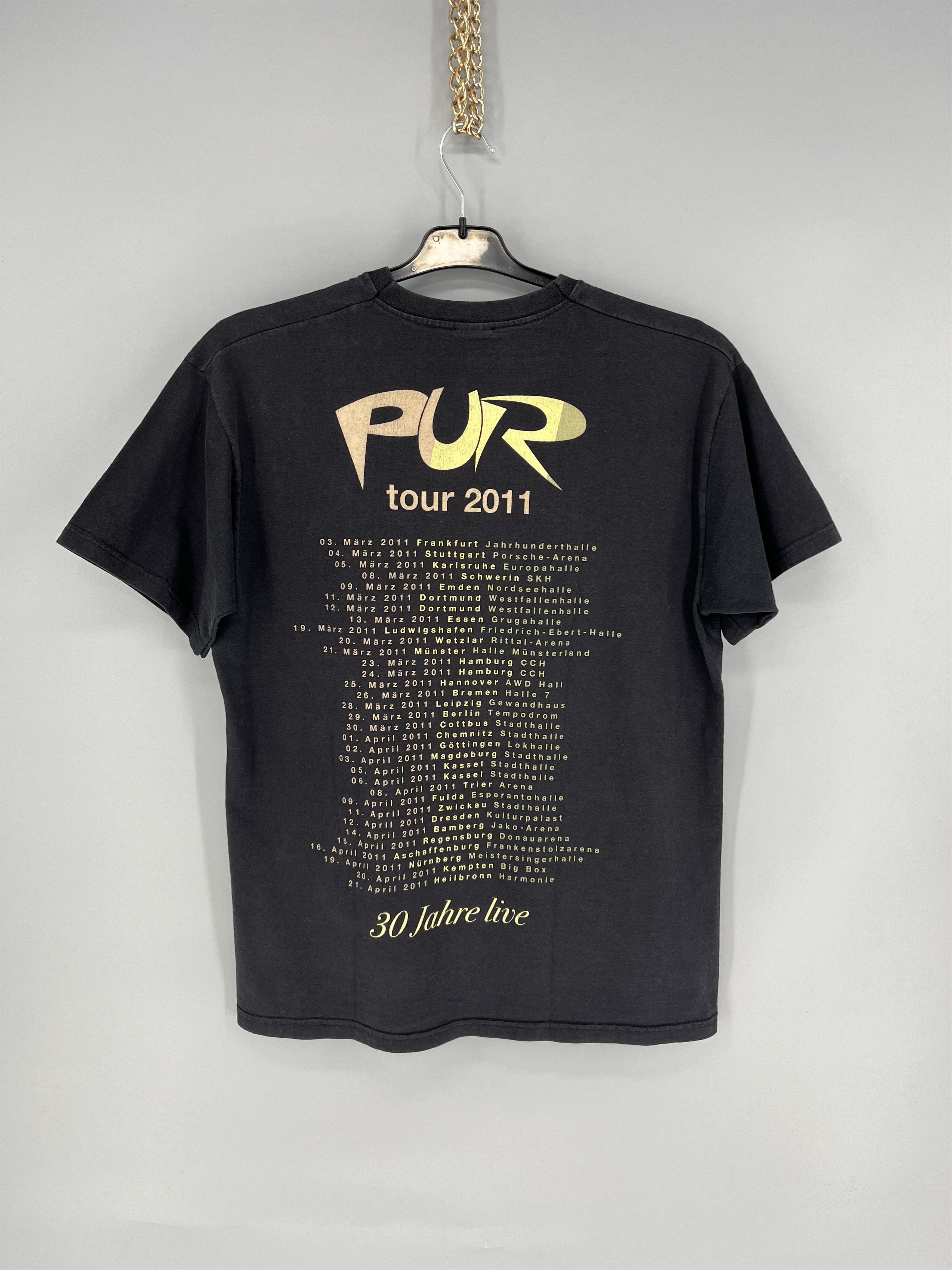 Band Tees PUR 2011 Vintage T-Shirt Pop Rock Band Tee 90s Tour Rare Size US M / EU 48-50 / 2 - 9 Thumbnail