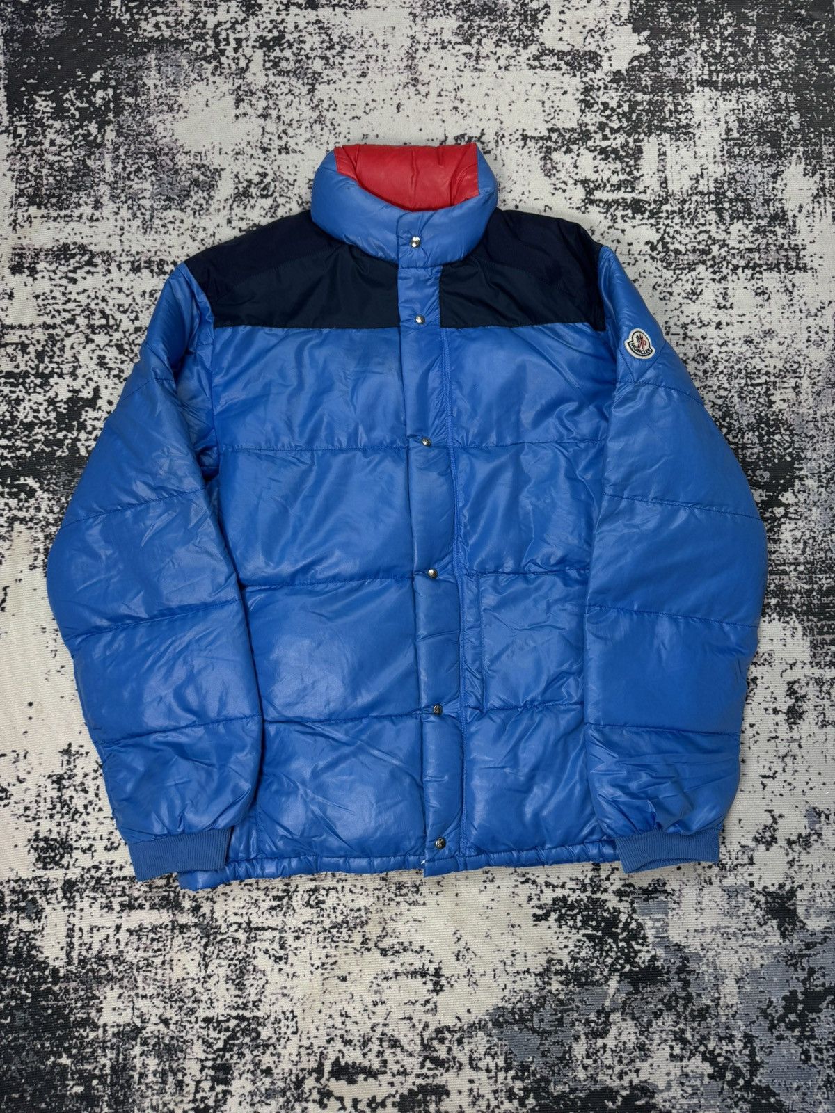 Designer × Moncler × Vintage Vintage Moncler Puffer Jacket Blue M Size US M / EU 48-50 / 2 - 1 Thumbnail