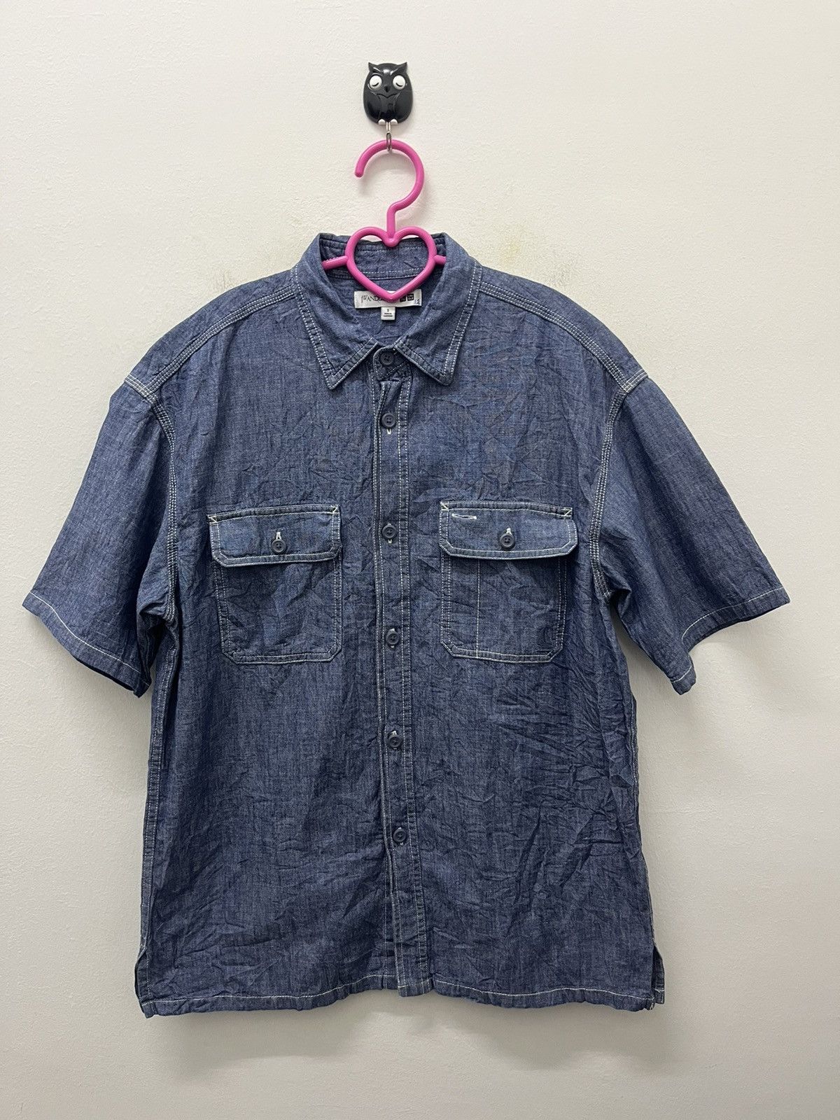 image of Uniqlo X Jw Anderson Denim in Blue Denim, Men's (Size Small)