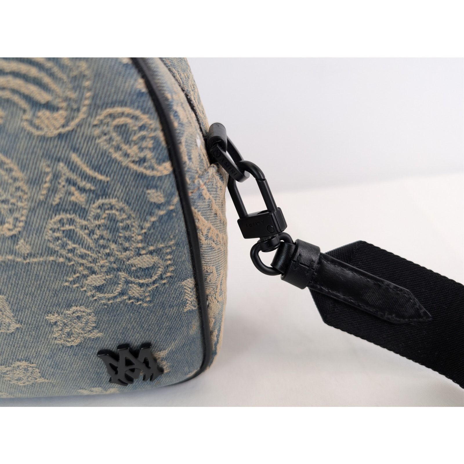 Amiri o1rshd1 Size: OS / Denim Bandana Jacquard Backpack in Indigo Size ONE SIZE - 9 Thumbnail