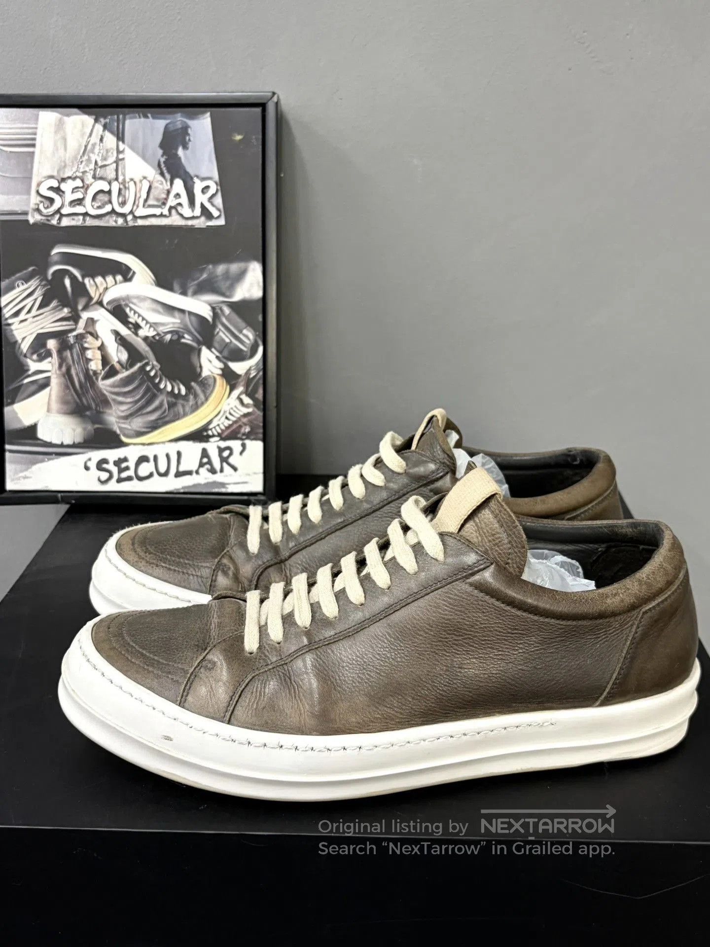 Rick Owens Rick Owens 20FW Low. Size US 10 / EU 43 - 2 Thumbnail