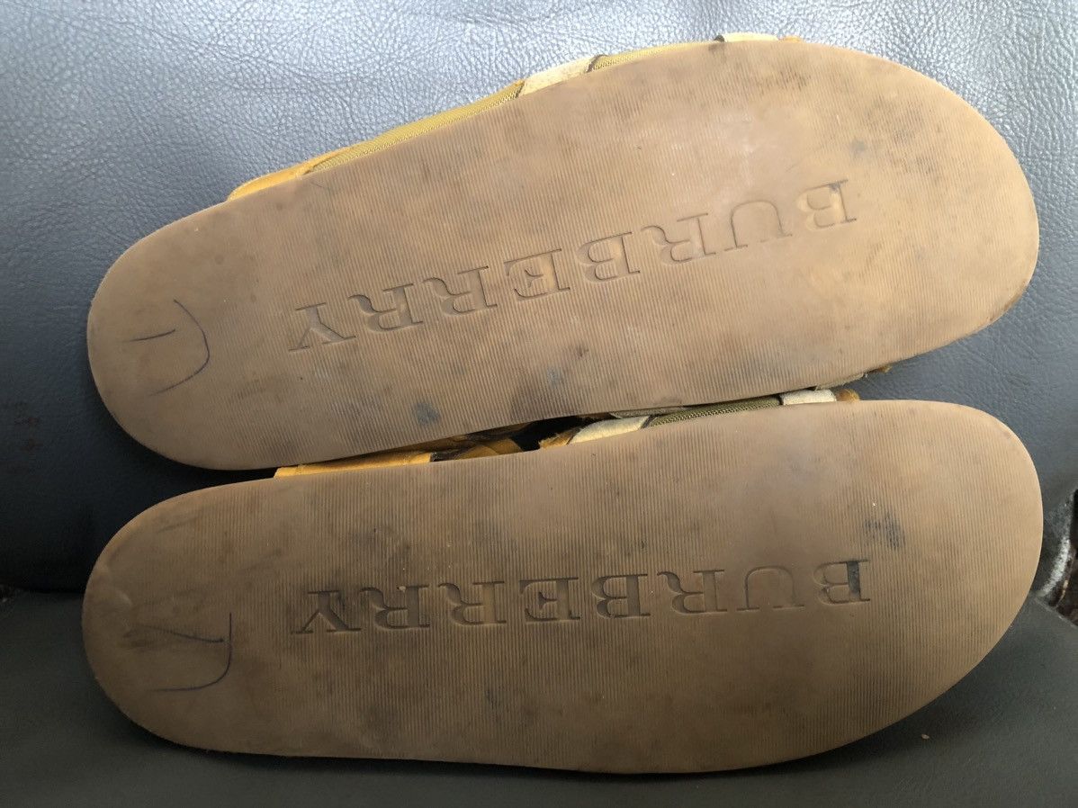 Burberry Prorsum Burberry Yellow Leather Men’s Sandals Size 42 Size US 8 / EU 41 - 8 Thumbnail