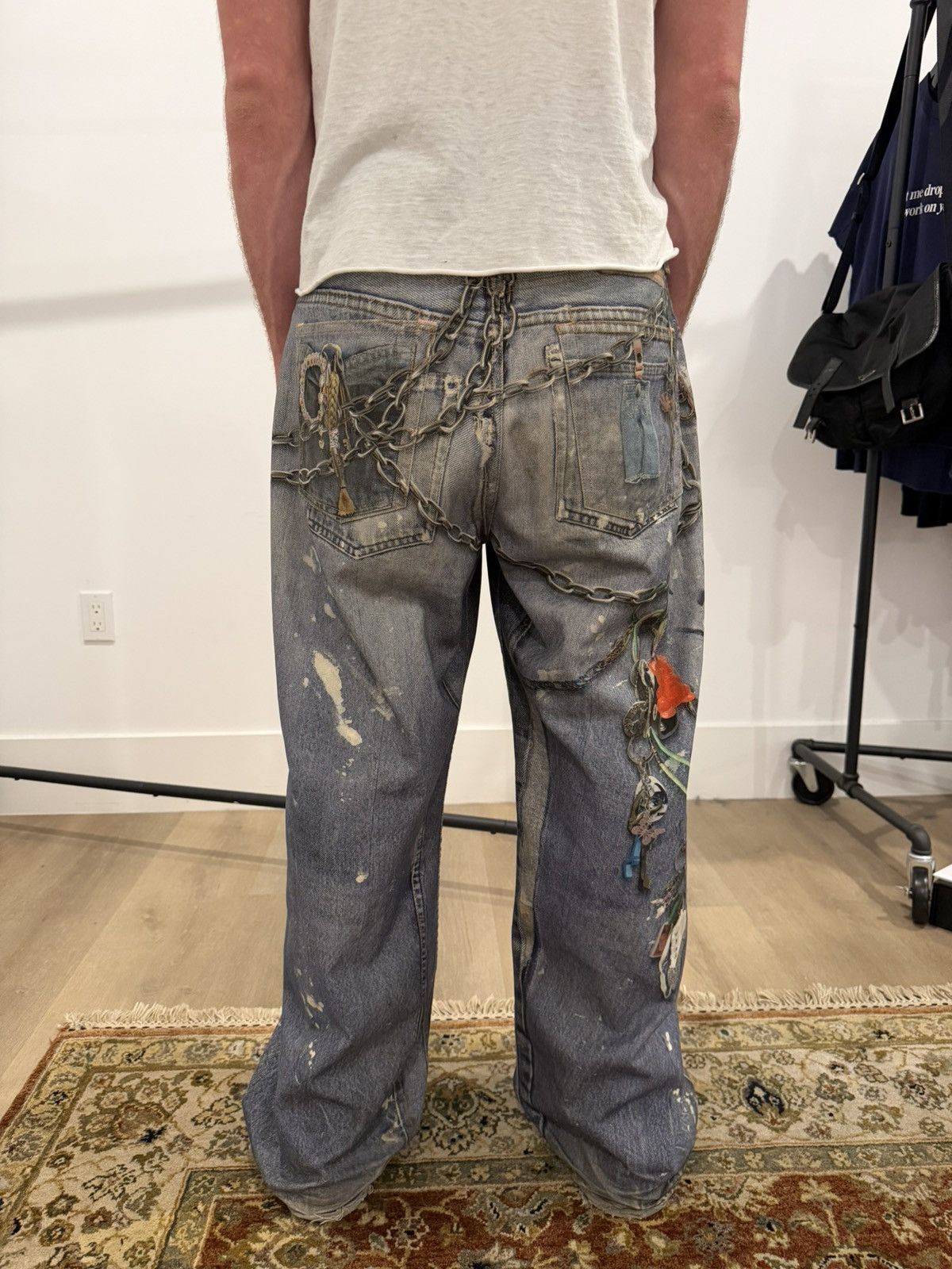Acne Studios Acne Studios Wallet Chain Detail Pants Size US 32 / EU 48 - 12 Thumbnail