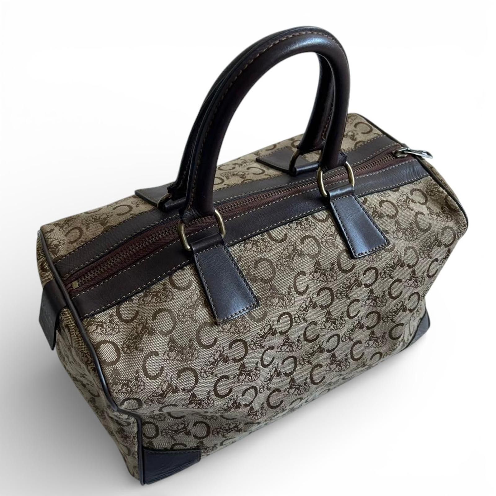 Celine Céline - Boston Travel Bag Monogram Canvas Brown Size ONE SIZE - 2 Thumbnail