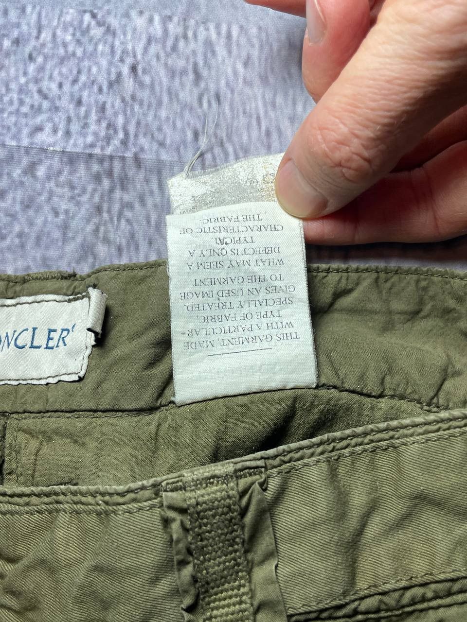 Moncler Moncler cargo khaki vintage pants Size US 30 / EU 46 - 8 Thumbnail