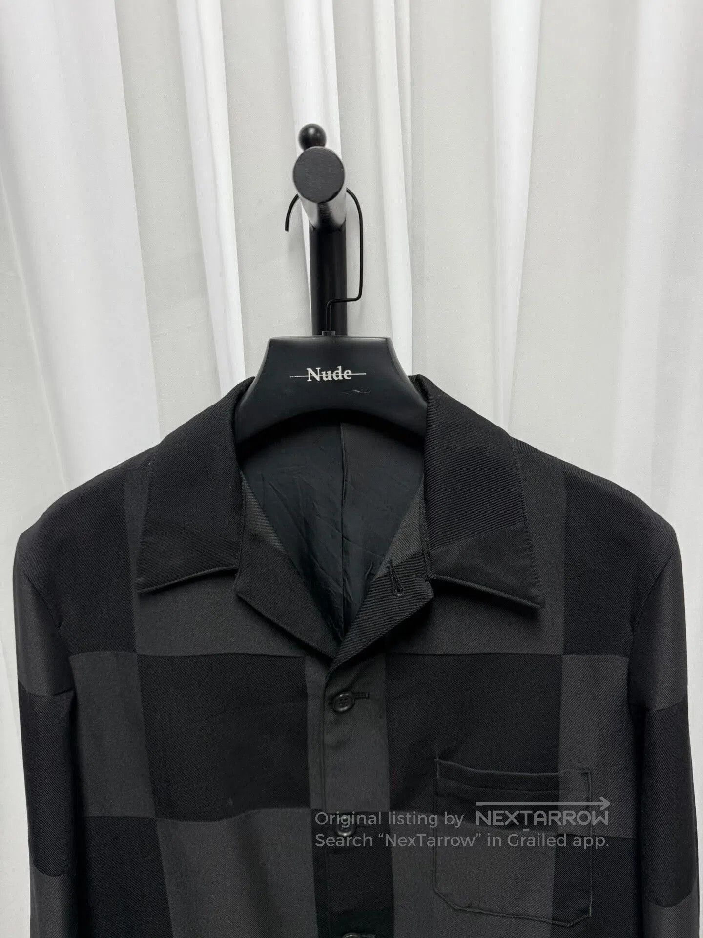 Yohji Yamamoto Yohji Yamamoto Plaid Wool Jacket. Size US L / EU 52-54 / 3 - 3 Thumbnail