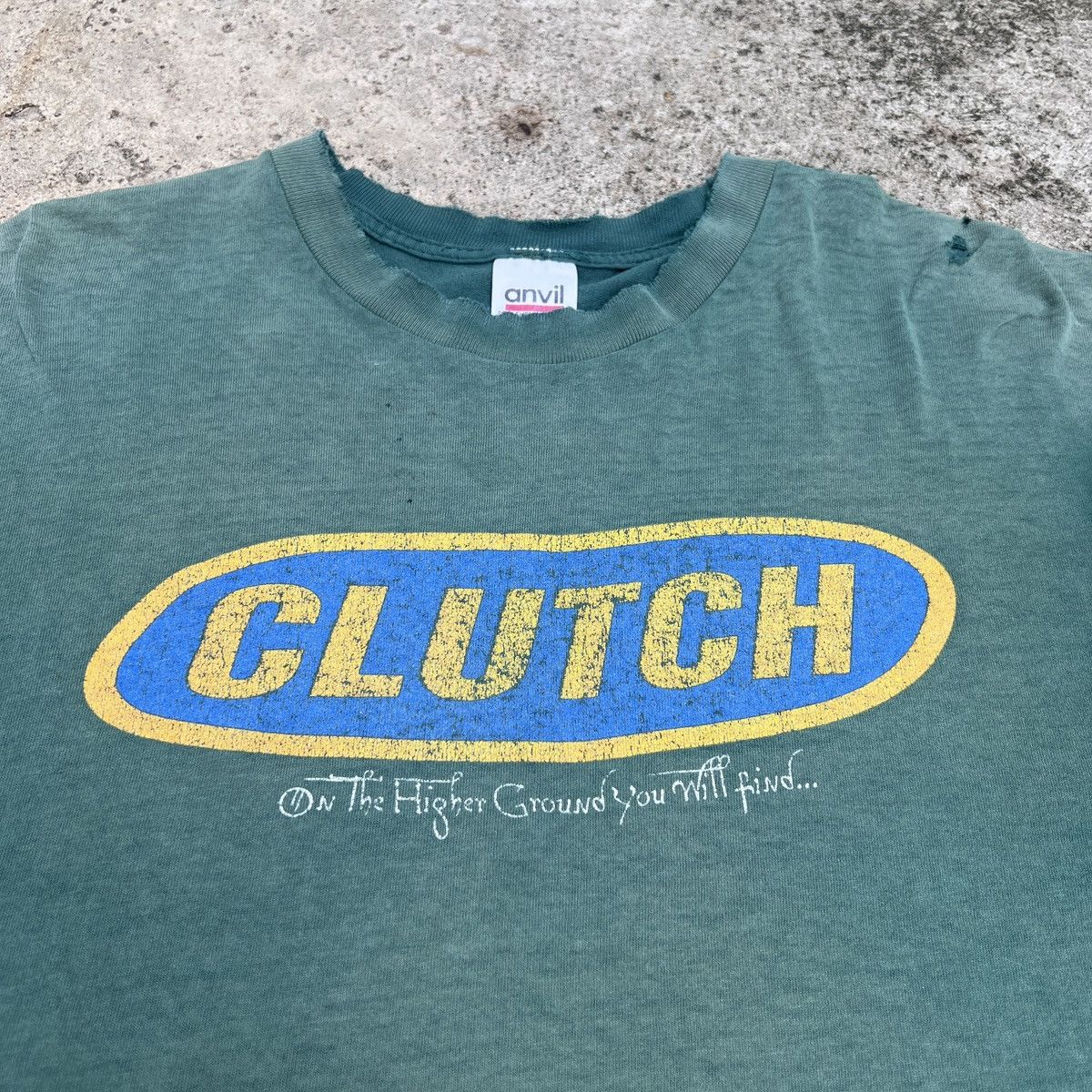 Band Tees Vintage 90s Clutch Stoner rock Tour Tee XL Faded Thrashed Size US XL / EU 56 / 4 - 17 Thumbnail