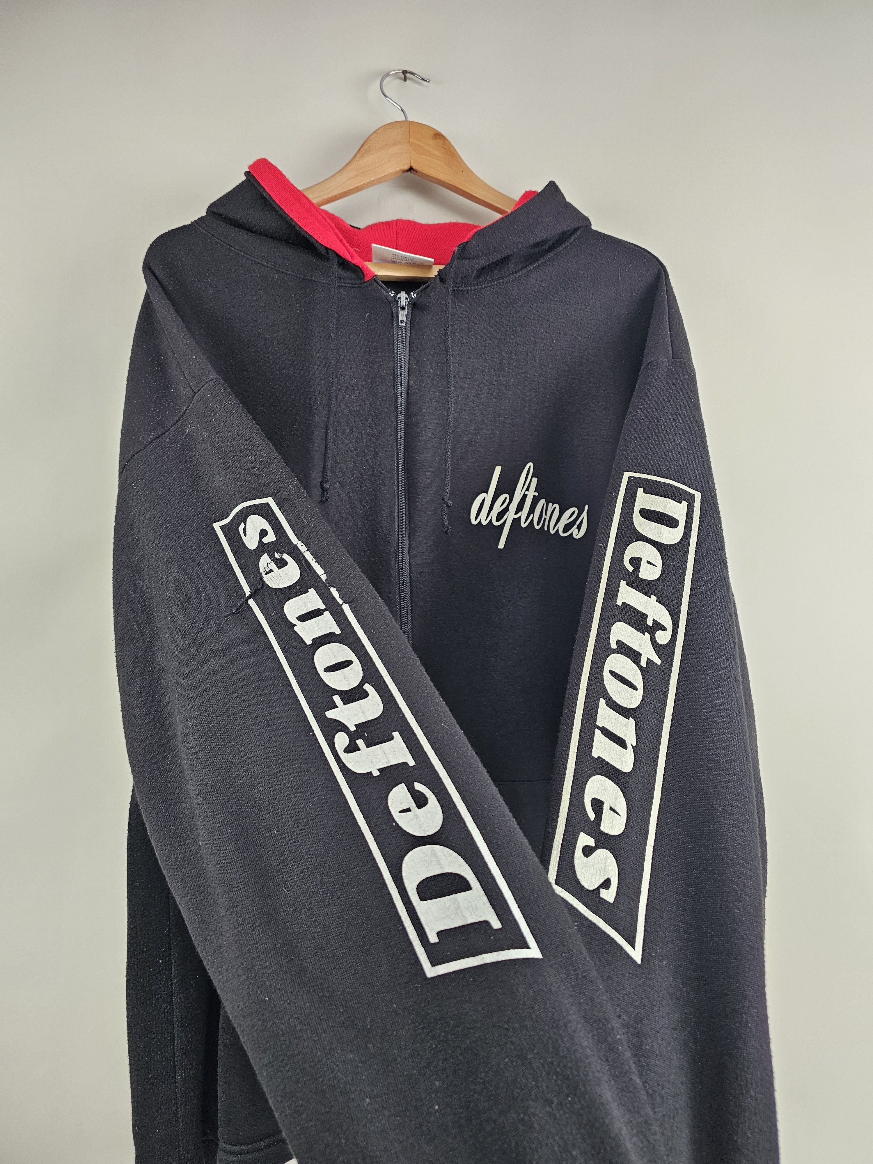 Band Tees × Vintage 90s Deftones Adrenaline Dickies Hoodie XL 23" 29" Size US XL / EU 56 / 4 - 3 Thumbnail