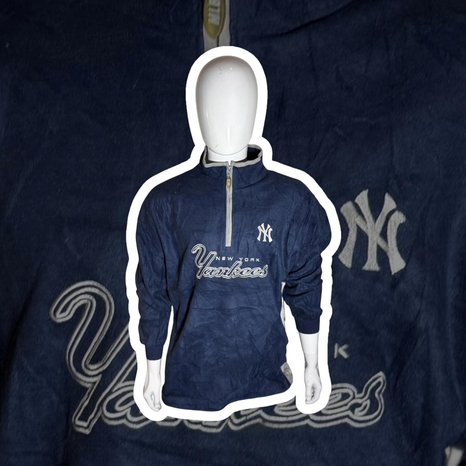 New York Yankees New York Yankees Quarter Zip Pullover Size US XL / EU 56 / 4 - 1 Thumbnail