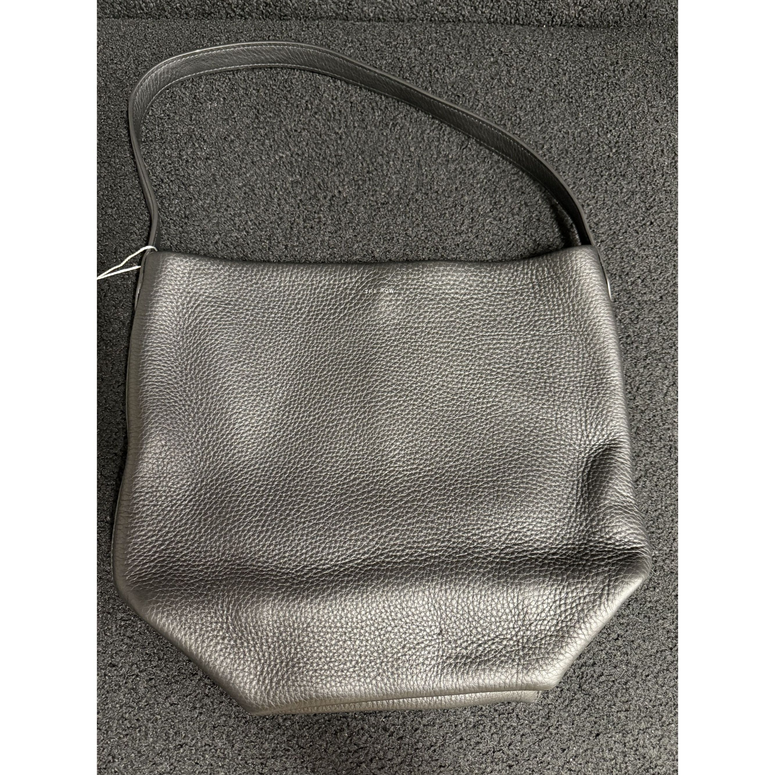 The Row The Row Pebbled Leather Shoulder Bag Gray Made In Italy Size ONE SIZE - 2 Thumbnail