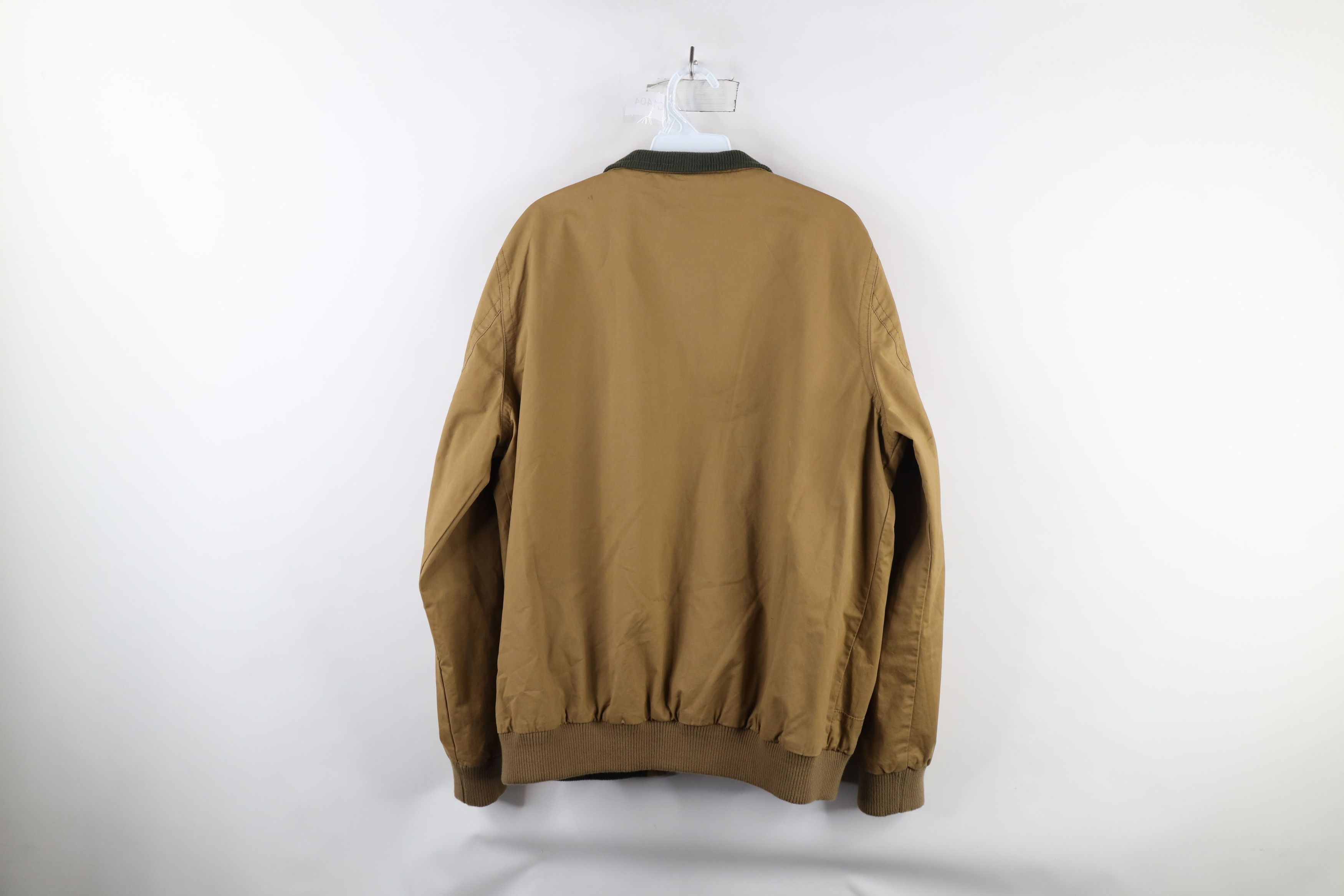 Vintage Orton Brothers Distressed Lined Full Zip Bomber Jacket Brown Size US M / EU 48-50 / 2 - 14 Thumbnail