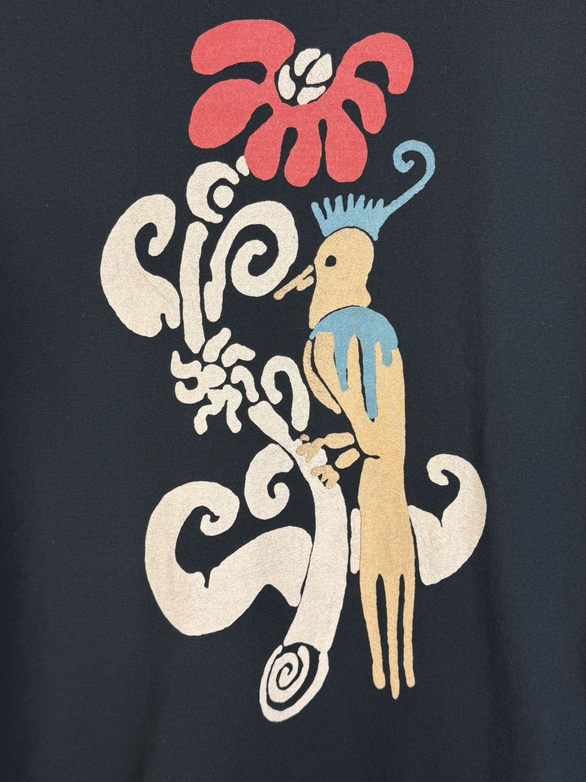 Dolce & Gabbana Dolce & Gabbana Bell Abstract Bird Art T-Shirt Blue Size 50 Size US M / EU 48-50 / 2 - 2 Thumbnail