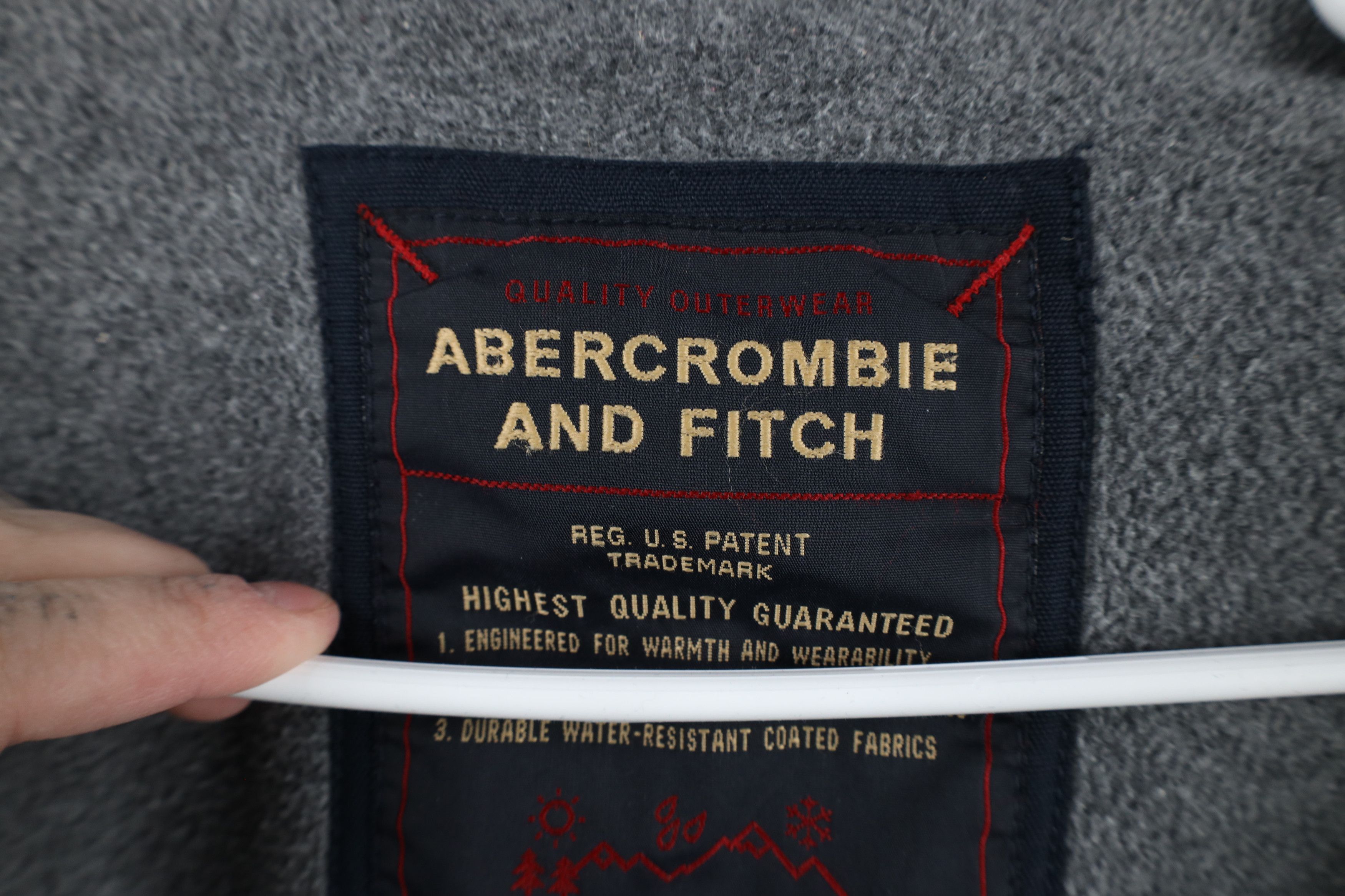 Abercrombie & Fitch × Vintage Vintage 90s Y2K Abercrombie & Fitch Fleece Lined Jacket Size US L / EU 52-54 / 3 - 11 Thumbnail