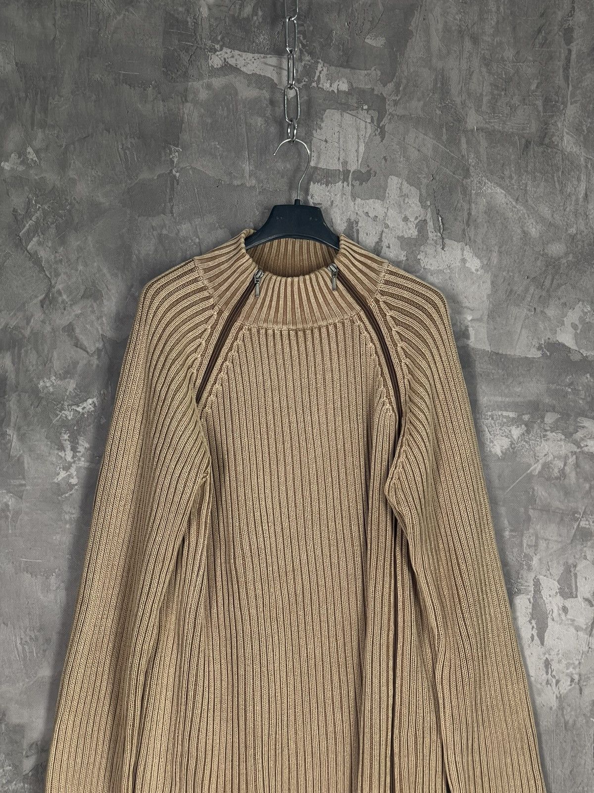 Vintage Y2K VTG Japanese style 3D striped knit sweater D&G style Size US L / EU 52-54 / 3 - 2 Thumbnail