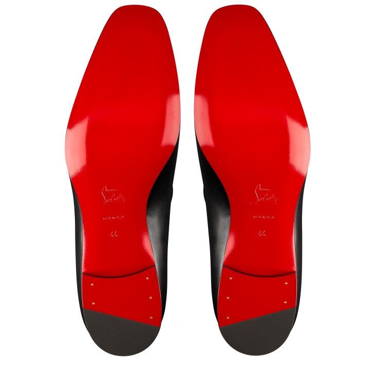 Christian Louboutin o1bcso1str1024 Dandelion Flat in Black Size US 11 / EU 44 - 5 Thumbnail