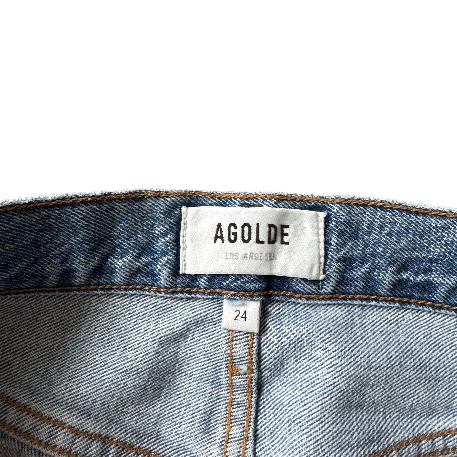 Agolde AGOLDE 90s Pinch Waist Jean Lineup Wash Size 24" / US 00 / IT 34 - 4 Thumbnail