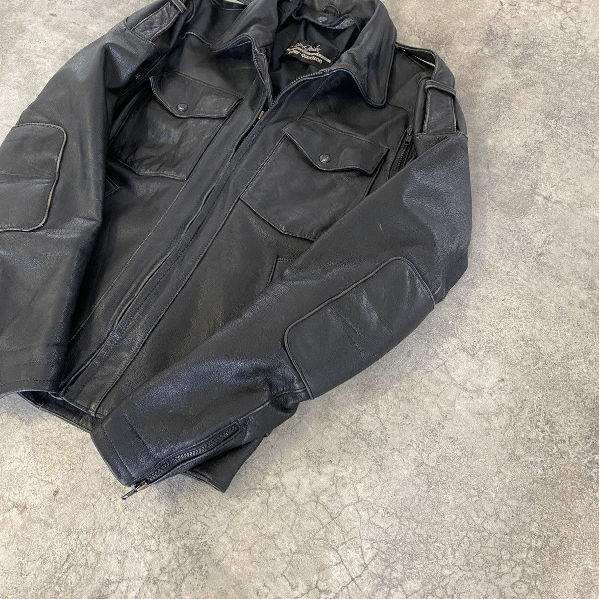 Harley Davidson VTG Harley Davidson by Hein Gericke Moto Leather Jacket Size US S / EU 44-46 / 1 - 7 Thumbnail