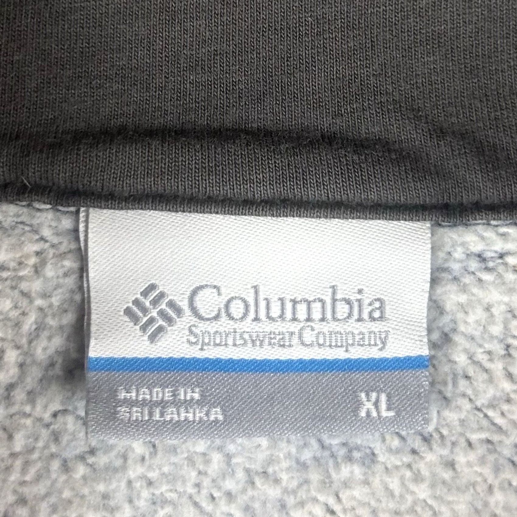 Vintage Columbia Sweatshirt Mens XL Blue 1/4 Zip Long Sleeve Music Summer Fest Vintage: No Size US XL / EU 56 / 4 - 3 Thumbnail