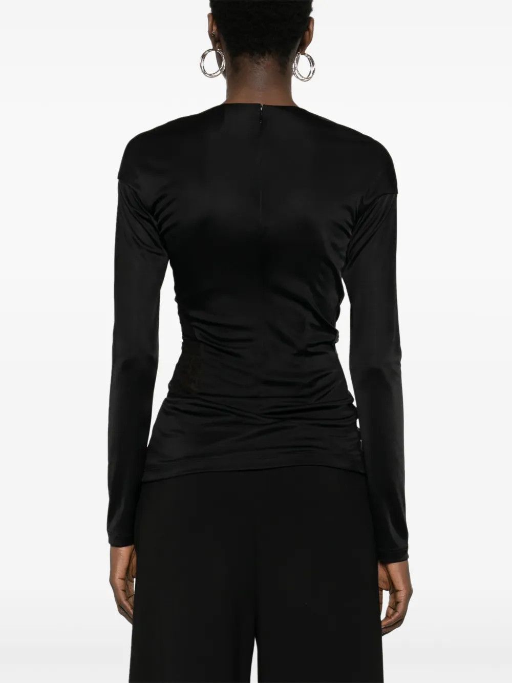 Givenchy o1y0925 Long Sleeves T-Shirt in Black Size M / US 6-8 / IT 42-44 - 4 Thumbnail