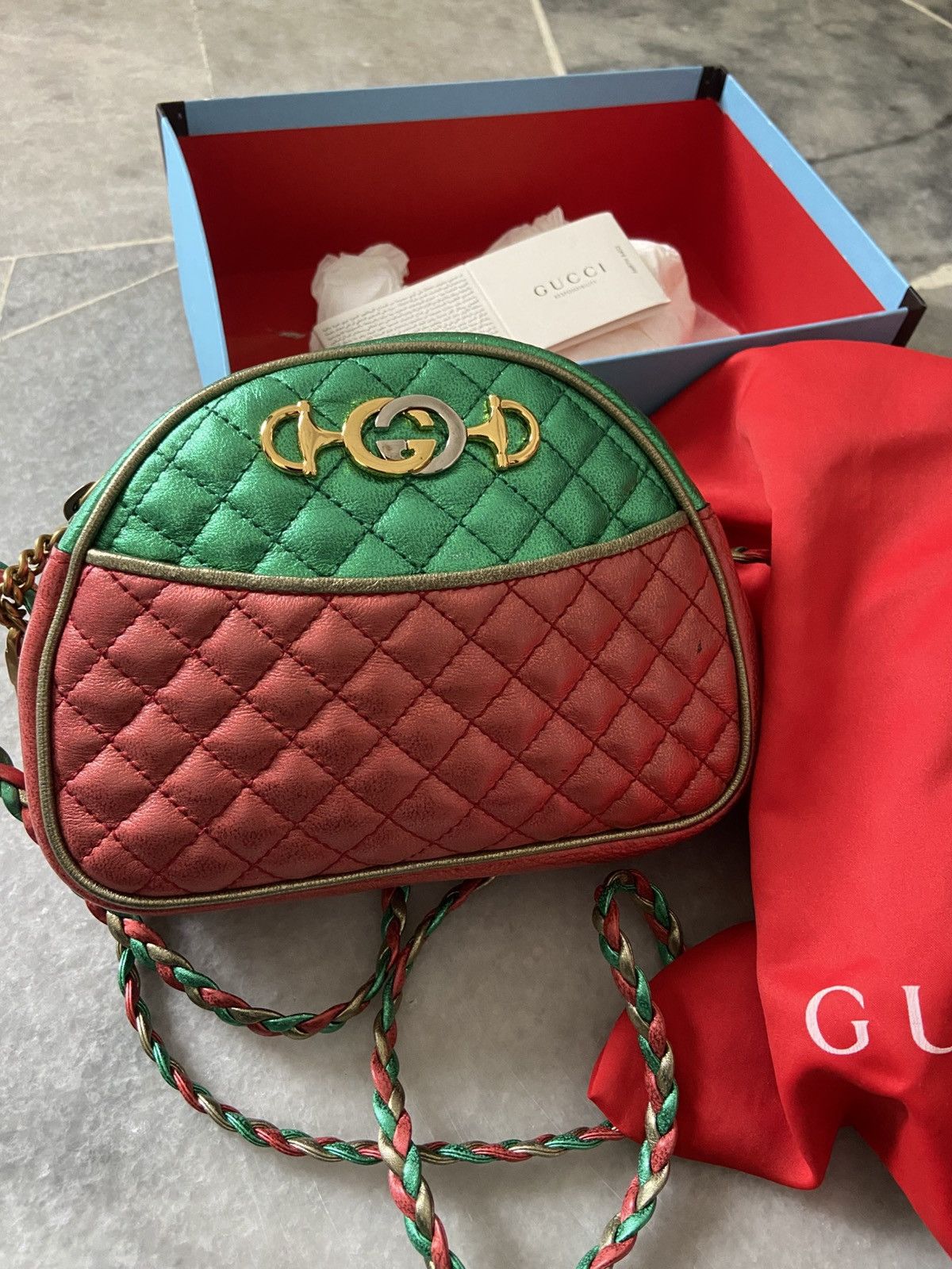 Gucci Gucci Laminated Leather Mini Bag Size ONE SIZE - 8 Thumbnail
