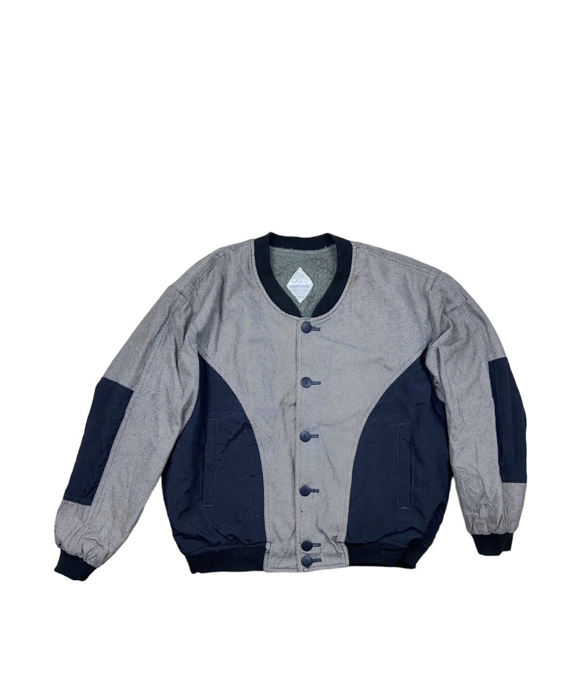 Japanese Brand × Vintage Vintage Stage 9 Hybrid Ballon Bomber Jacket Size US L / EU 52-54 / 3 - 1 Thumbnail