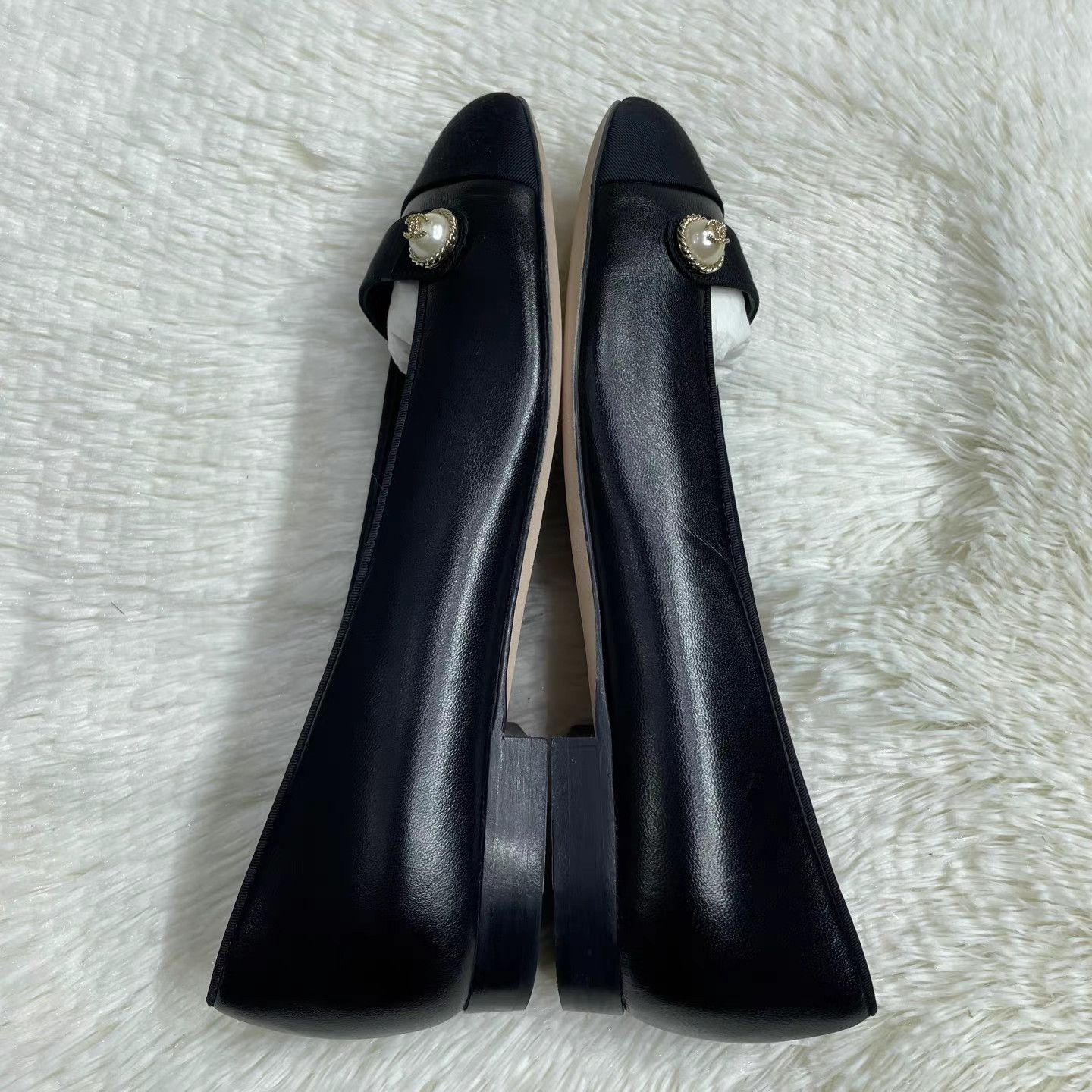 Chanel CHANEL Leather Round-Toe Slip-On Casual Flats K15 Size US 7 / IT 37 - 5 Thumbnail