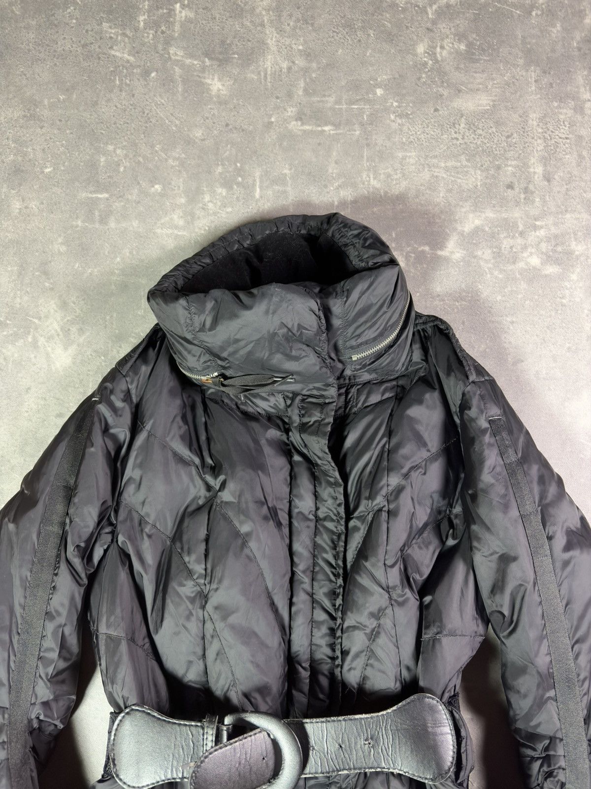 Marithe + Francois Girbaud 00s Marithe + Francois Girbaud Hybrid Hooded Puffer Parka L Size L / US 10 / IT 46 - 13 Thumbnail