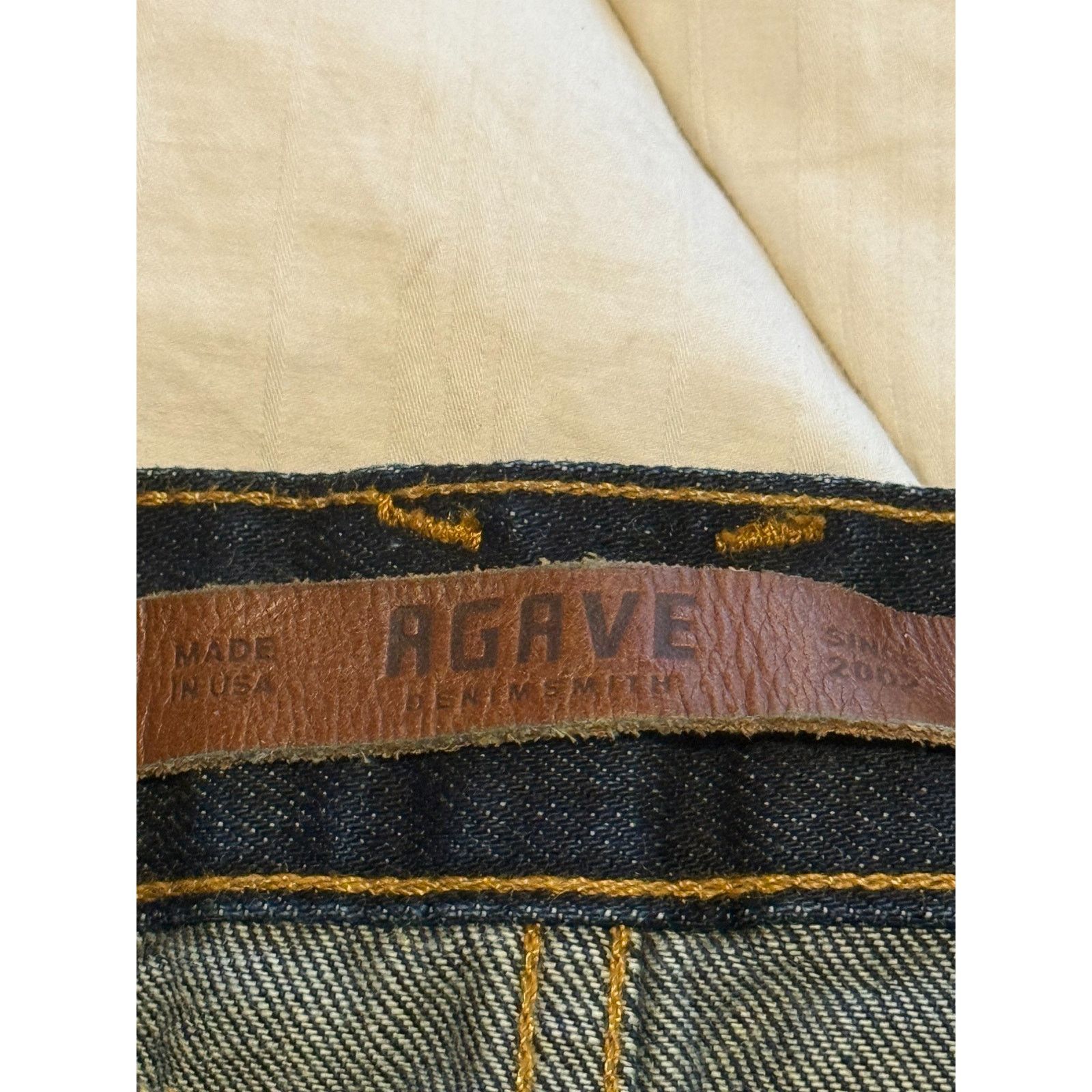 Agave Agave Jeans Men 38 Blue Rocker Denim Classic Taper 3 Year Size US 38 / EU 54 - 6 Thumbnail