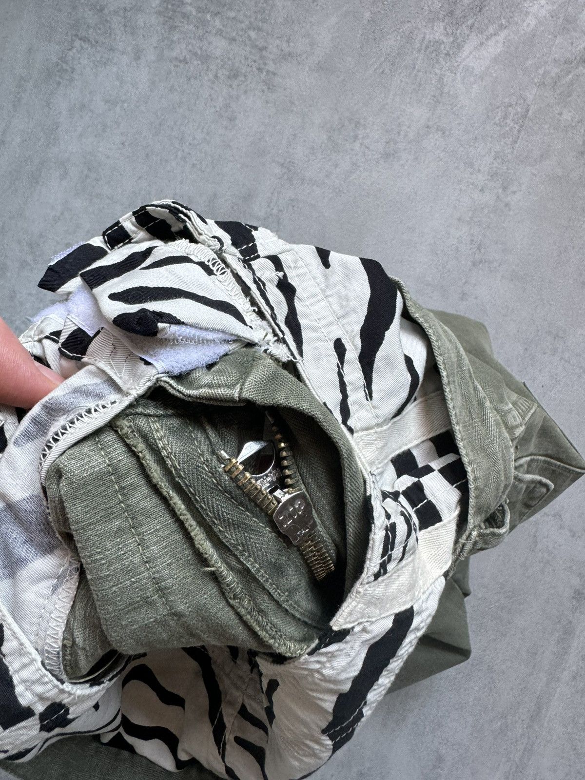 Japanese Brand Rag Restyle Fatigue Pants Double Waist REGRESTYLE Size 26" / US 2 / IT 38 - 11 Thumbnail