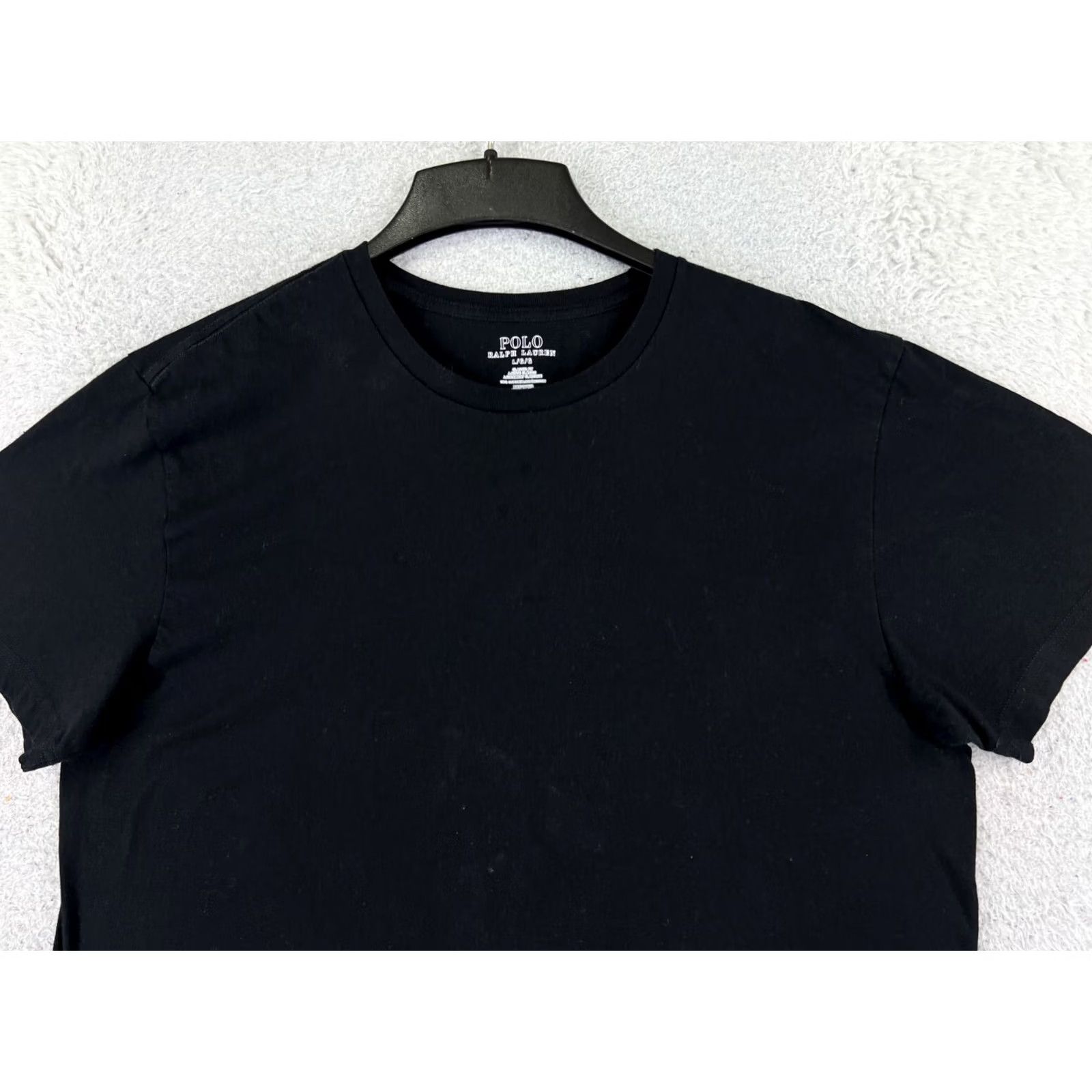 Ralph Lauren Polo Ralph Lauren Shirt Mens Medium Black Pony Short Sleeve Crew Neck All Cotton Size US M / EU 48-50 / 2 - 4 Thumbnail